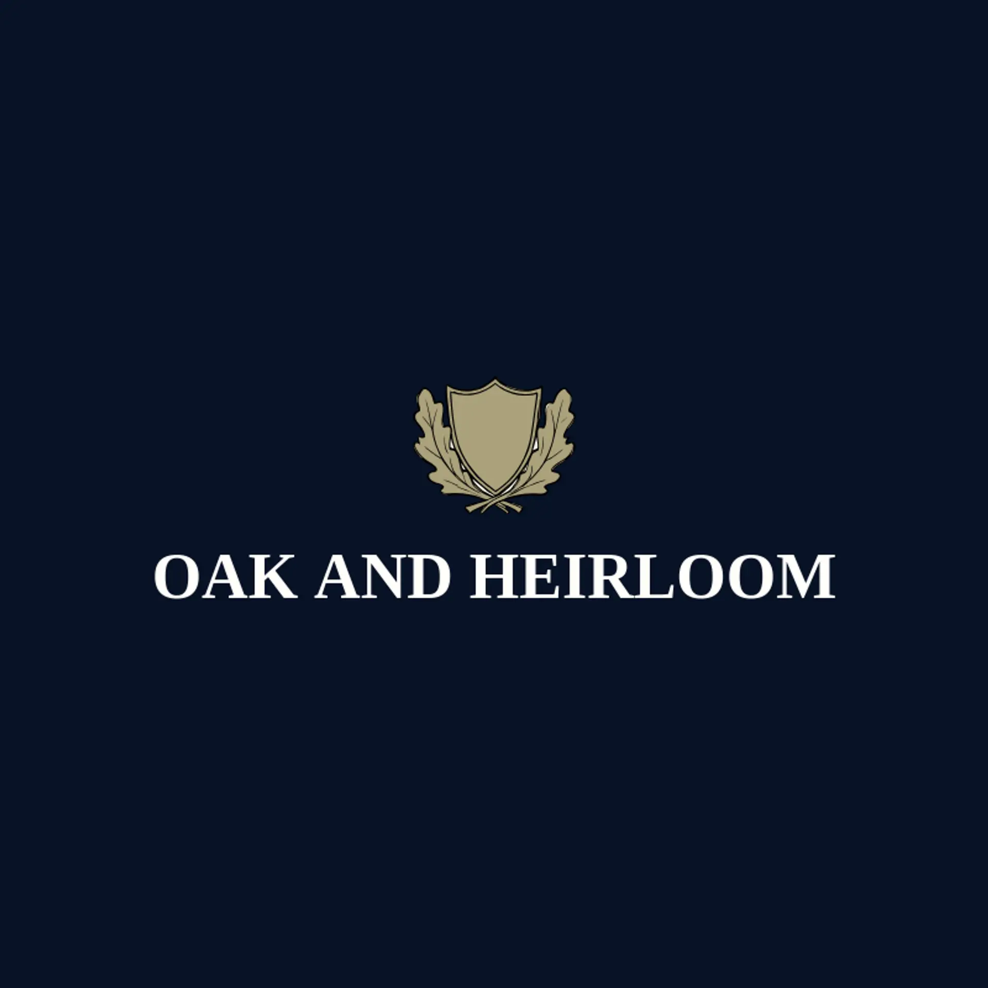 Oak and Heirloom logo for heritage