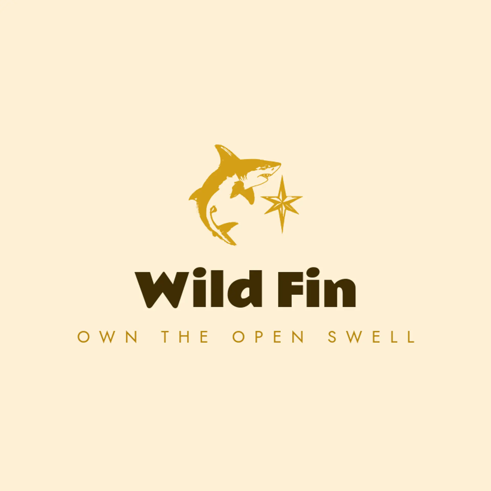 Wild Fin logo for shark