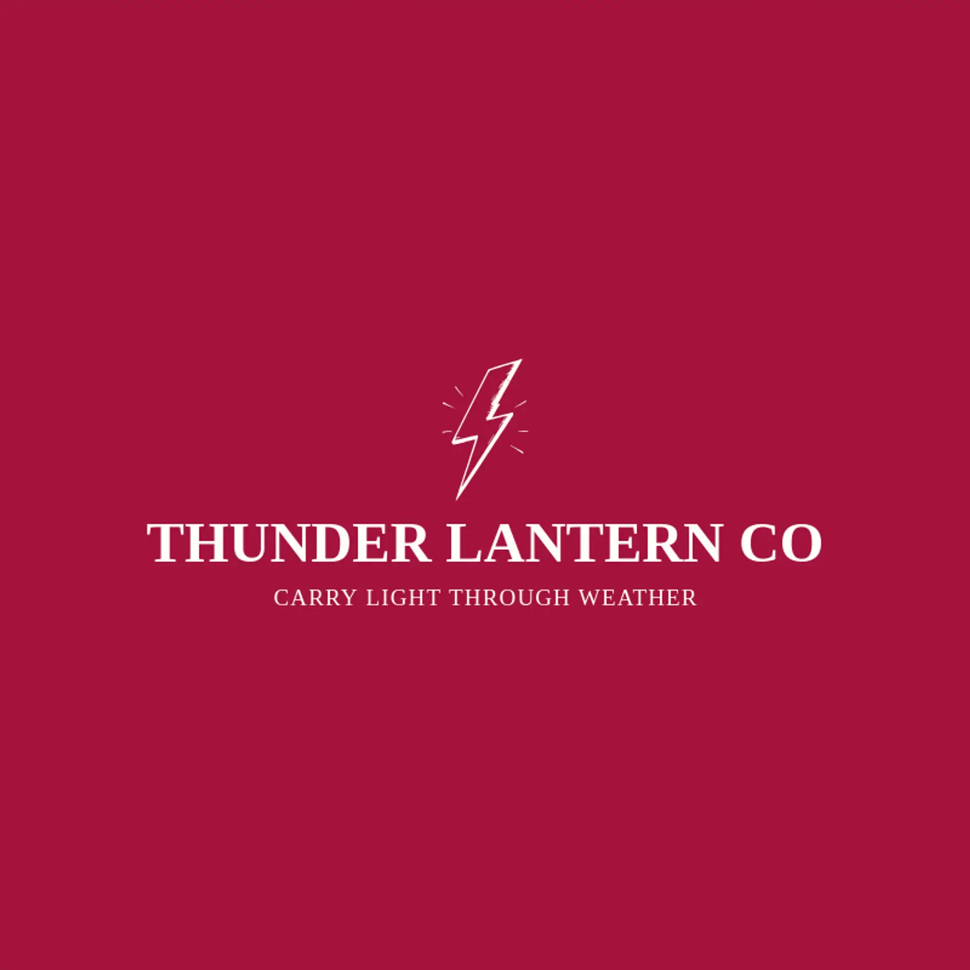Thunder Lantern Co logo for thunder