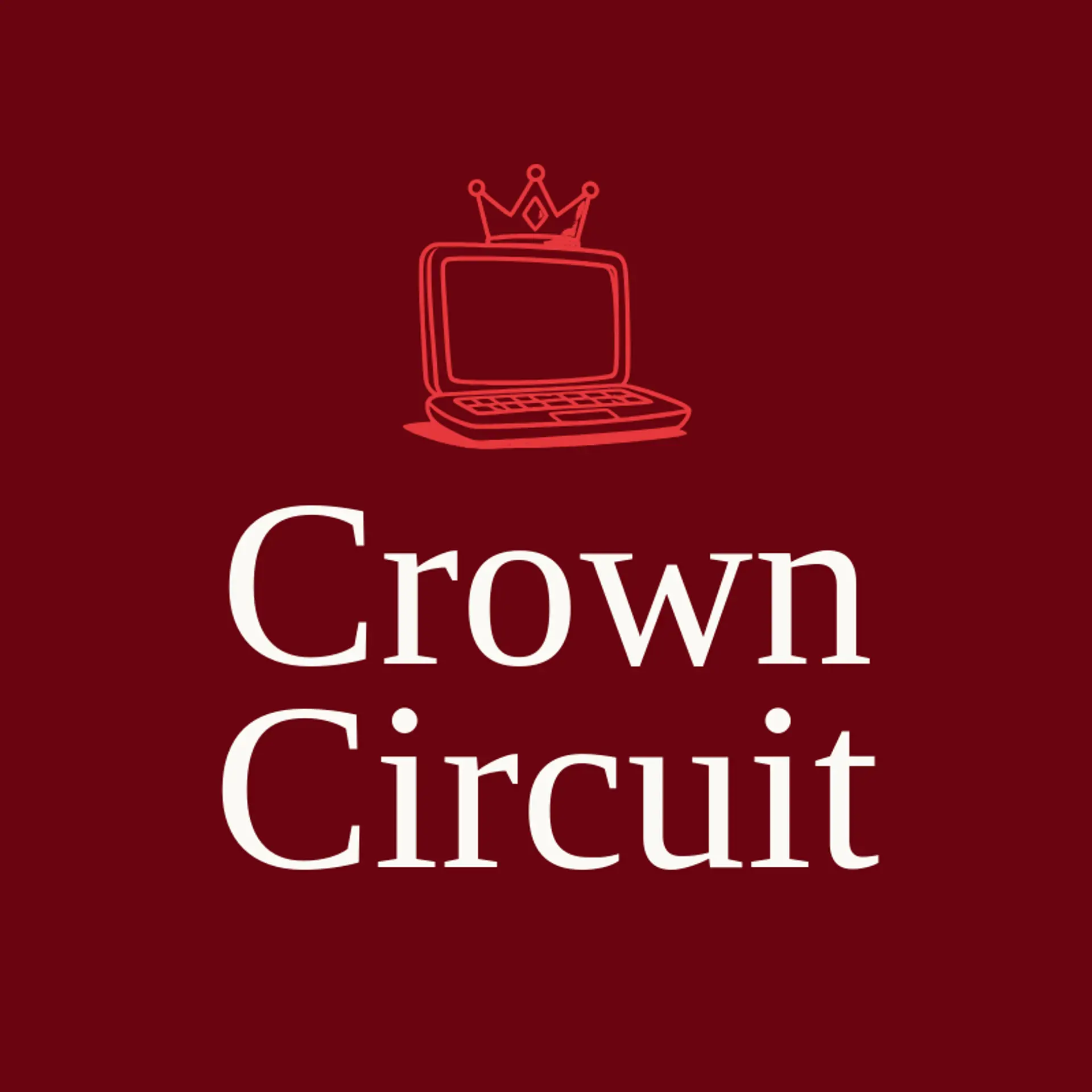 Crown Circuit logo for laptop