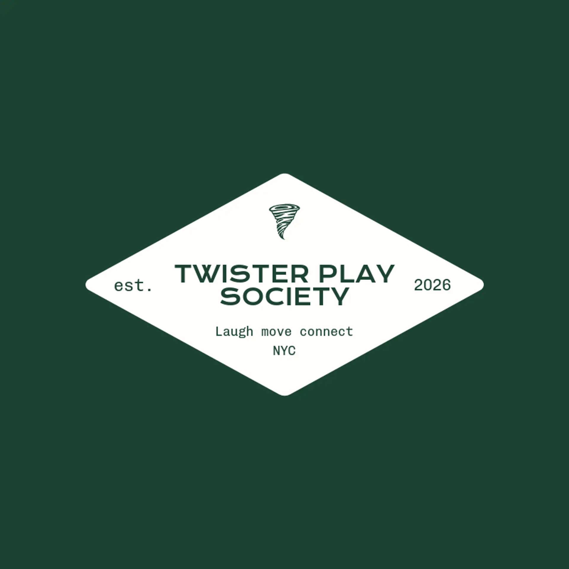 Twister Play Society logo for twister