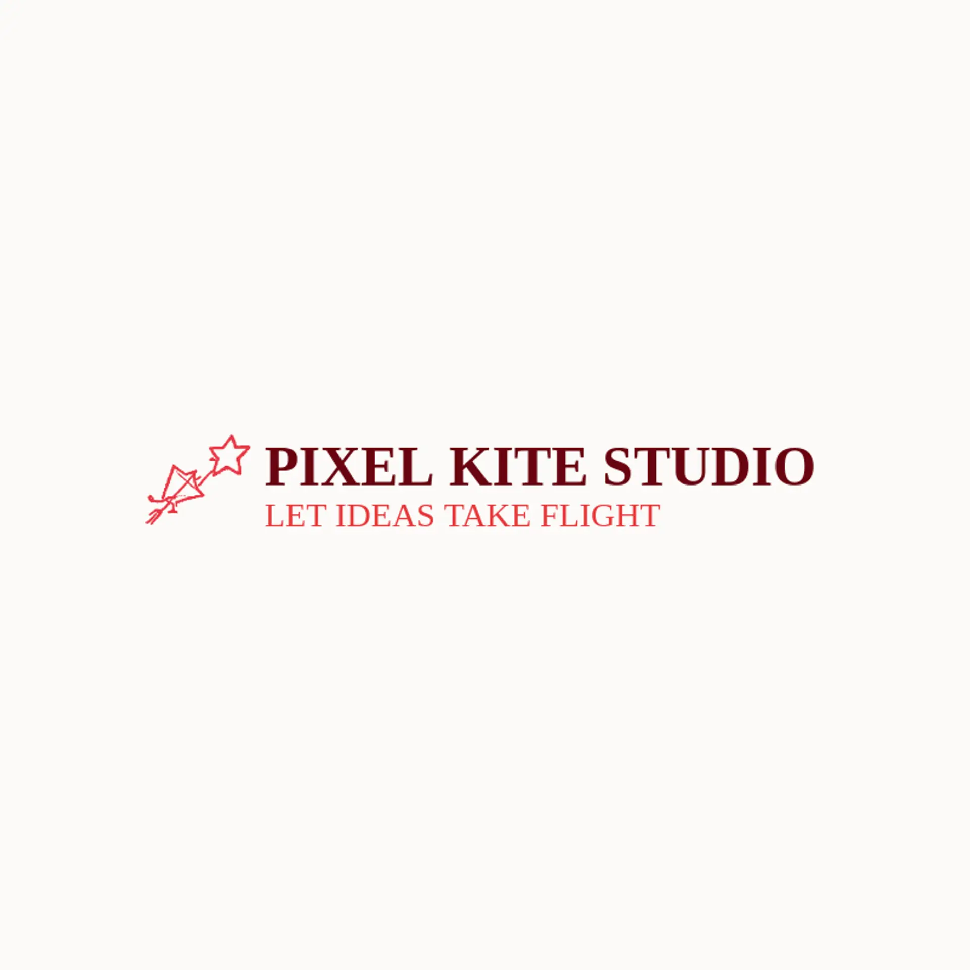Pixel Kite Studio logo for pixelated