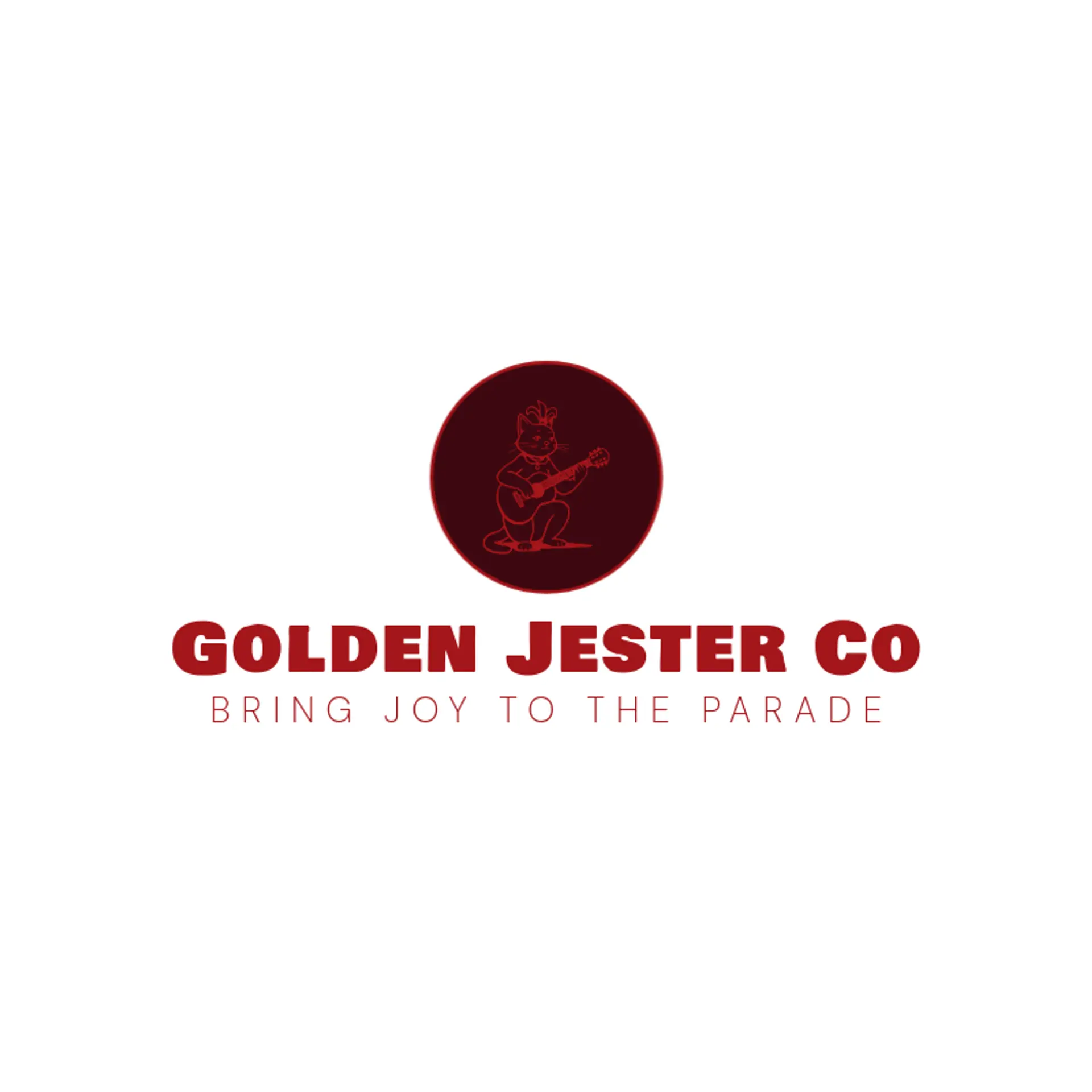 Golden Jester Co logo for mardi gras
