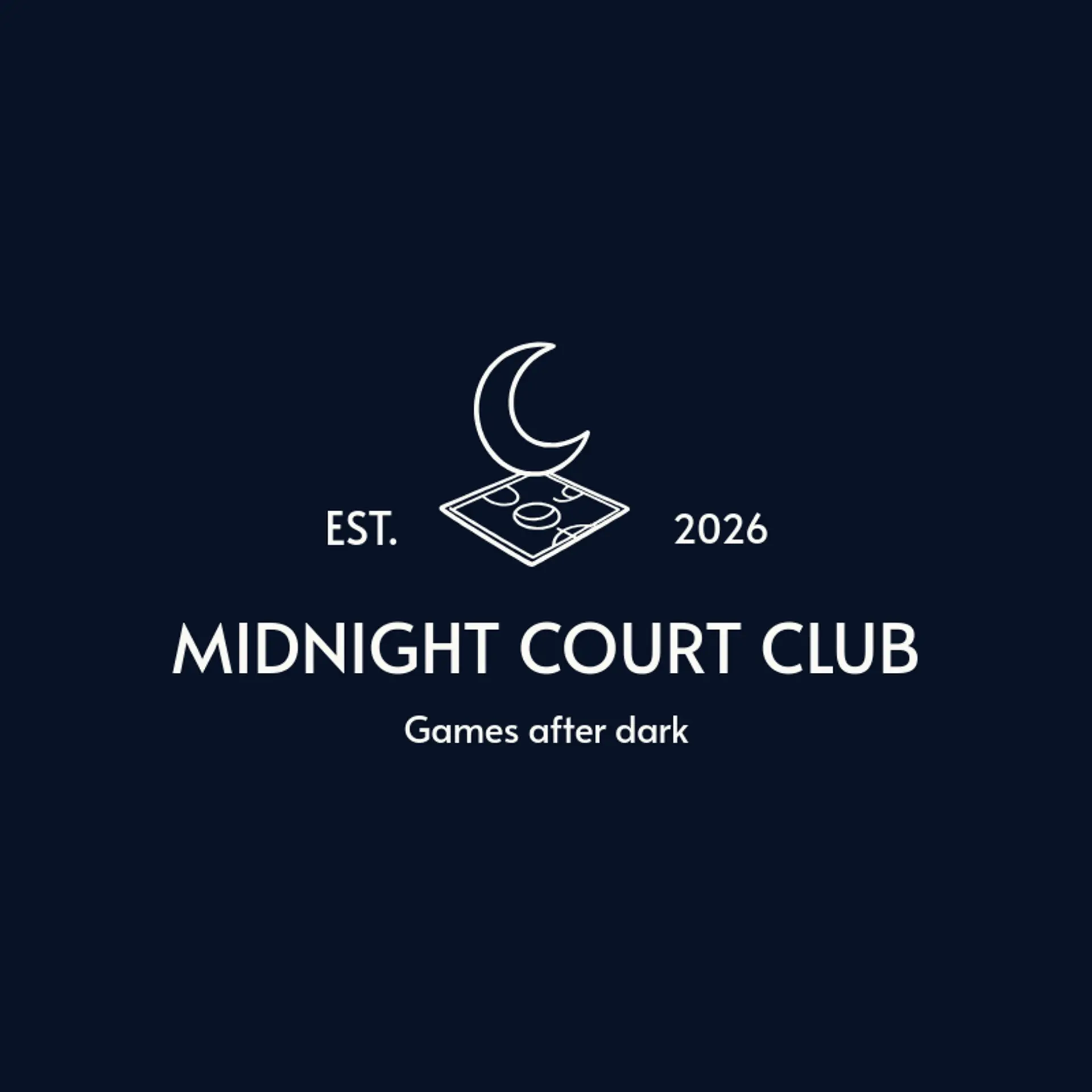 Midnight Court Club logo for court