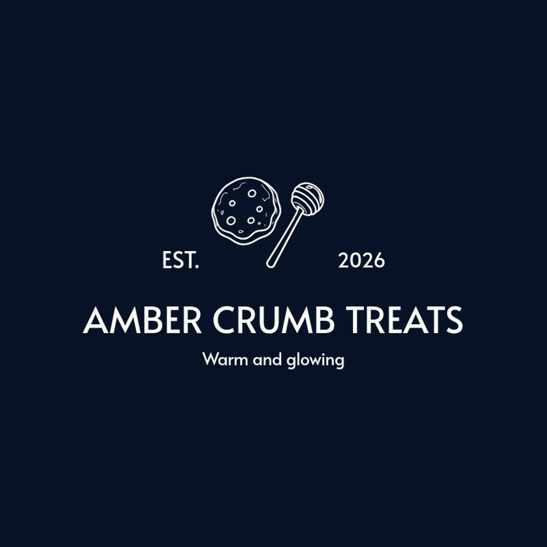 Amber Crumb Treats logo for cookie