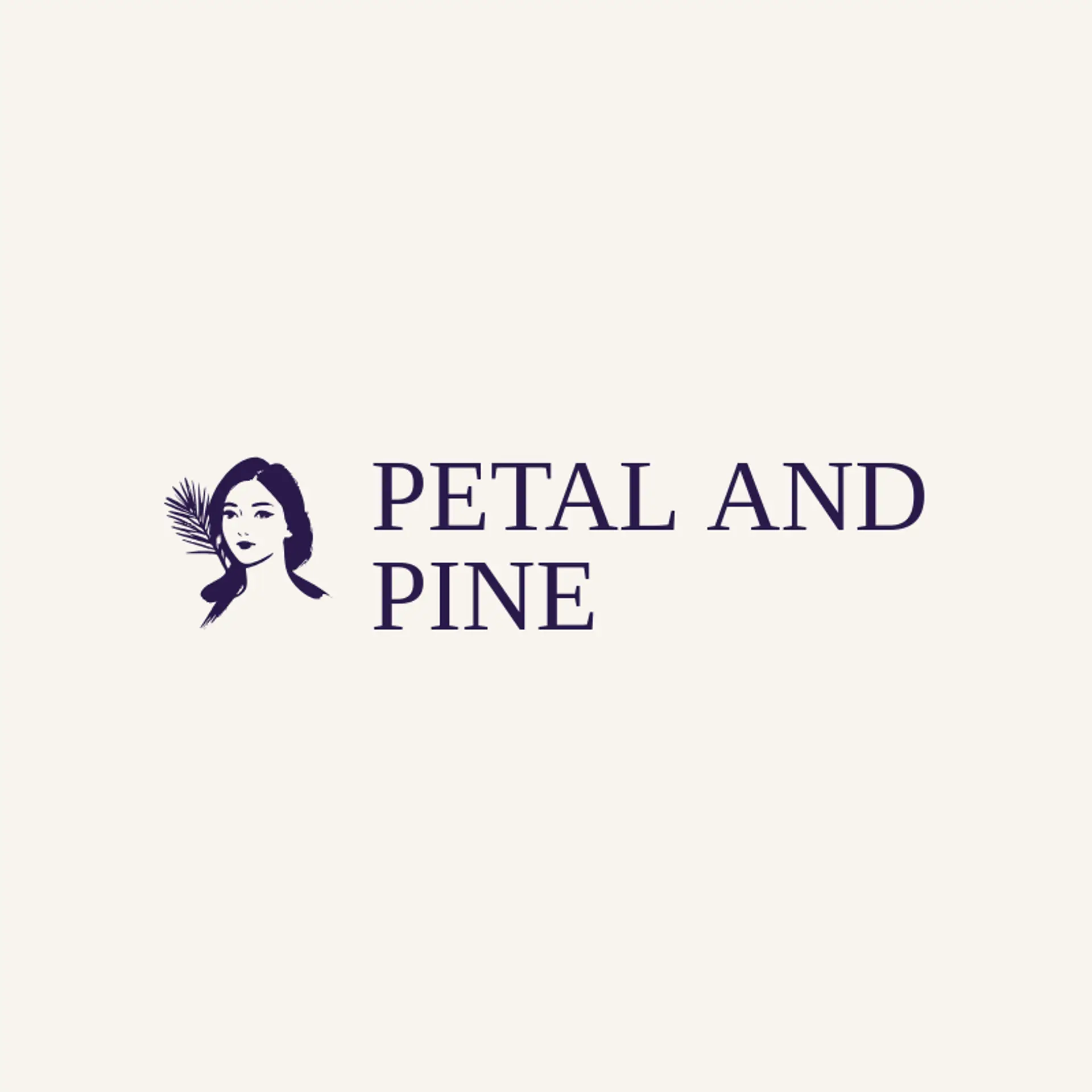 Petal and Pine logo for woman