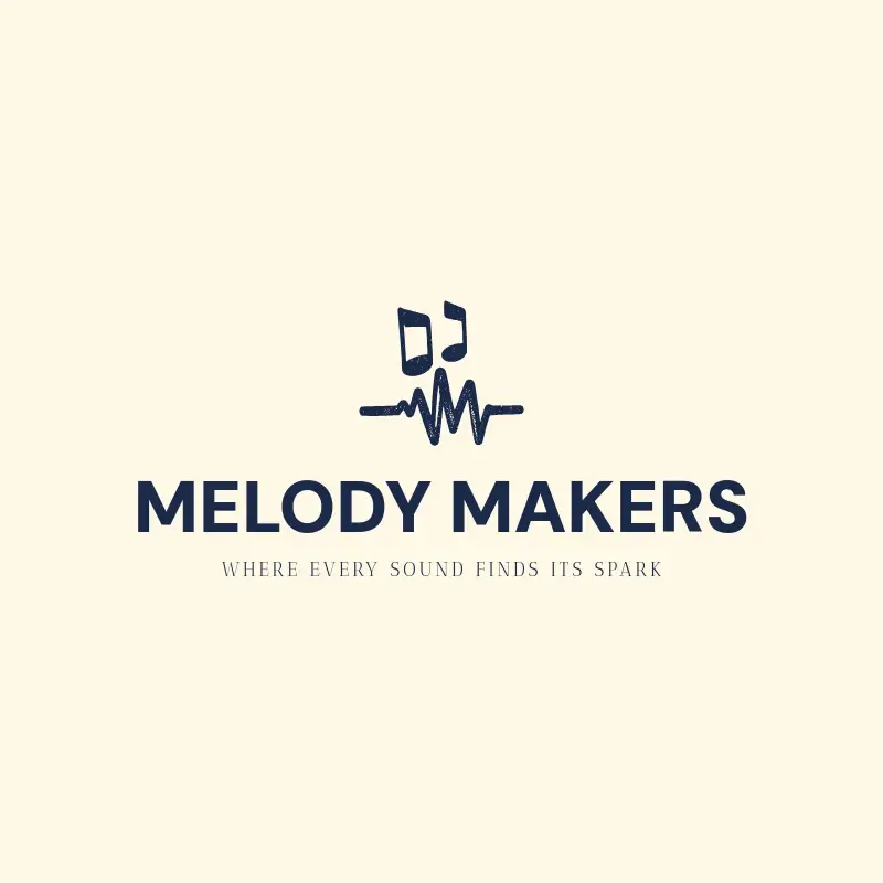 The song name Melody Makers as a branded logo with a single color icon