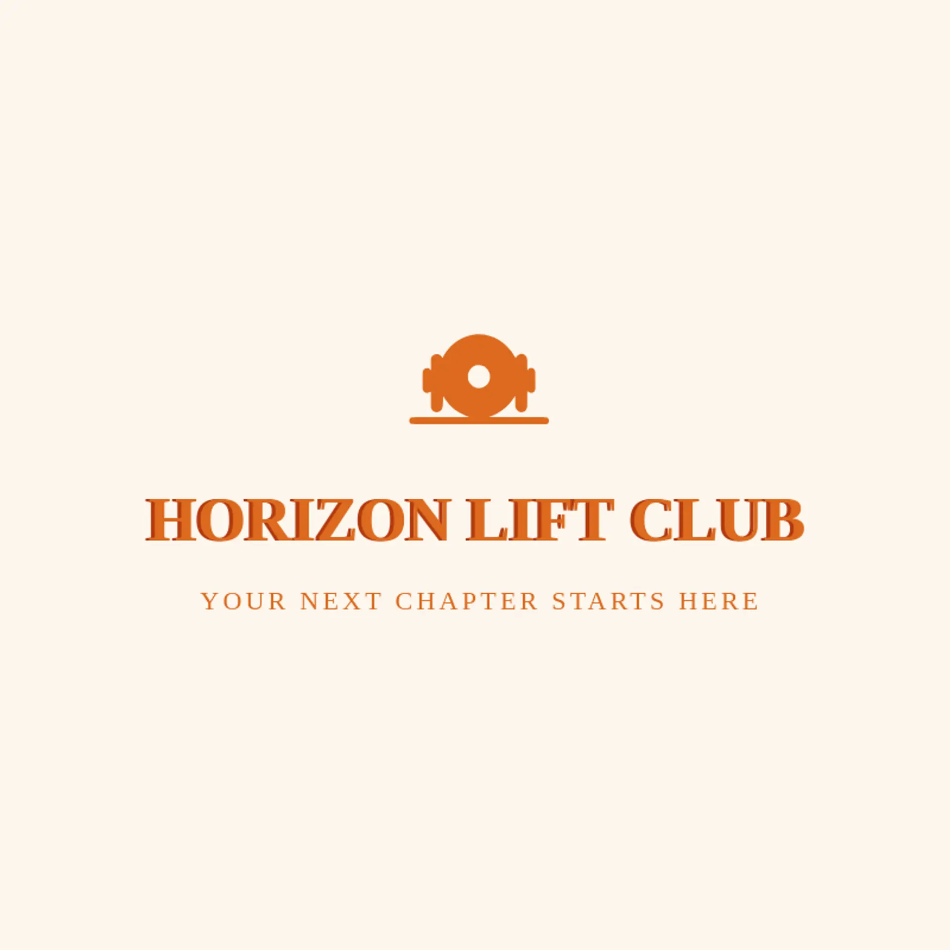 Horizon Lift Club logo for weightlifting