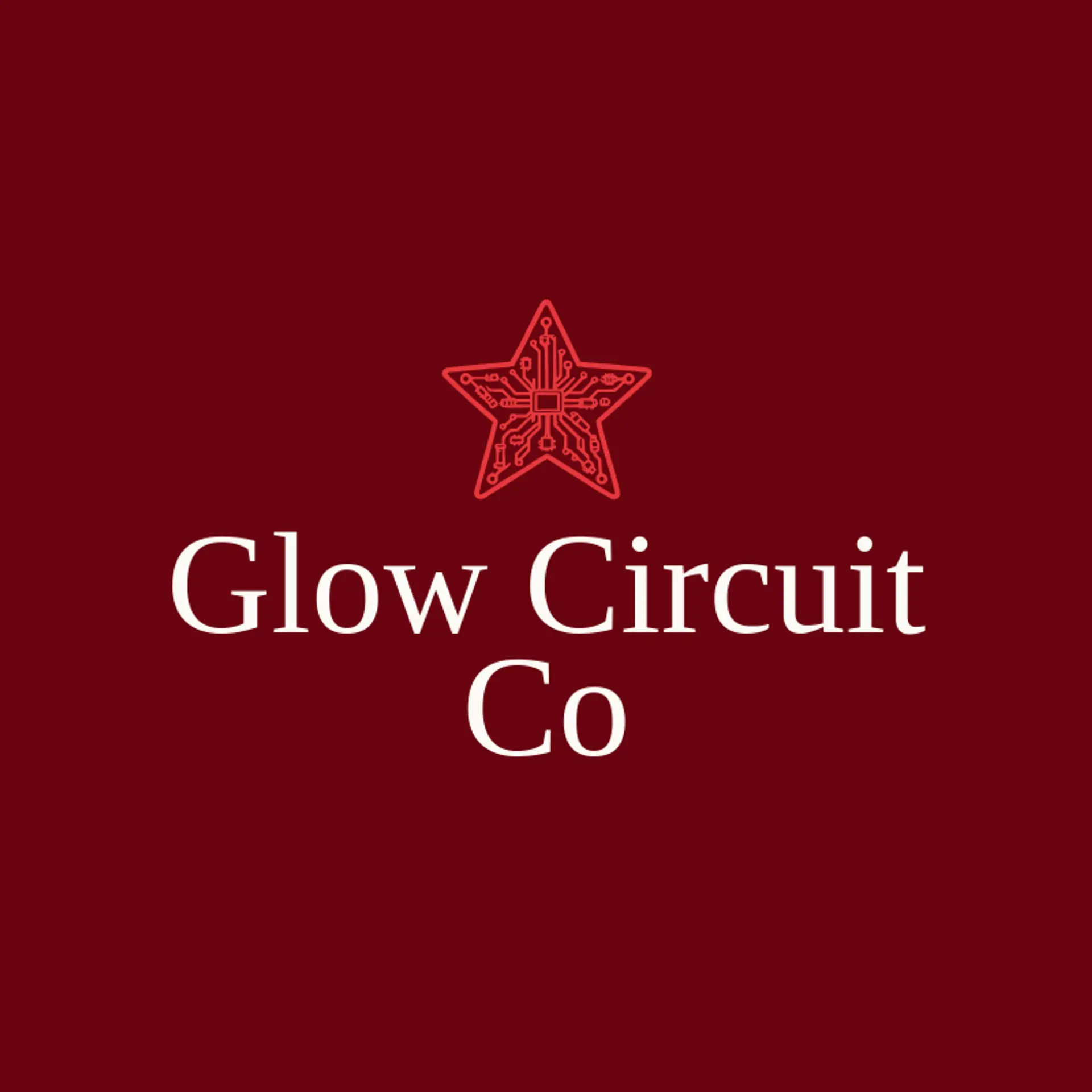 Glow Circuit Co logo for electronics