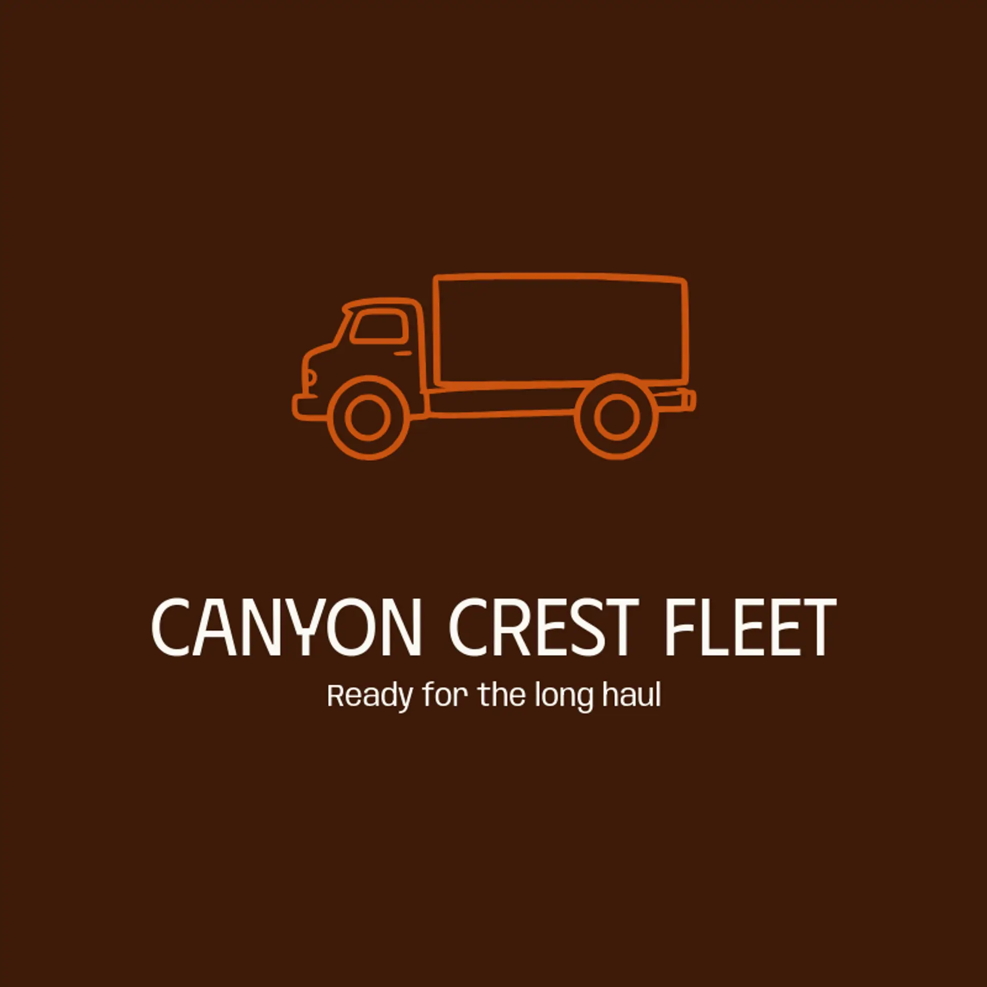 Canyon Crest Fleet logo for truck