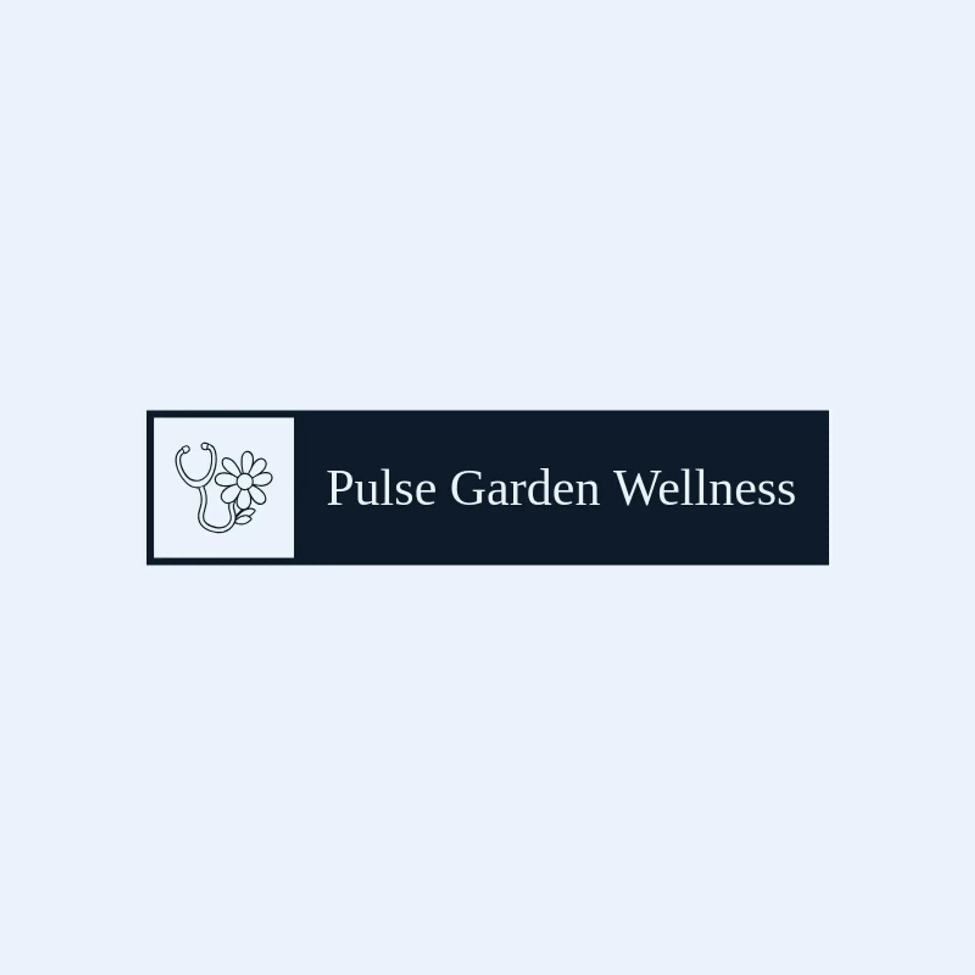 Pulse Garden Wellness logo for stethoscope
