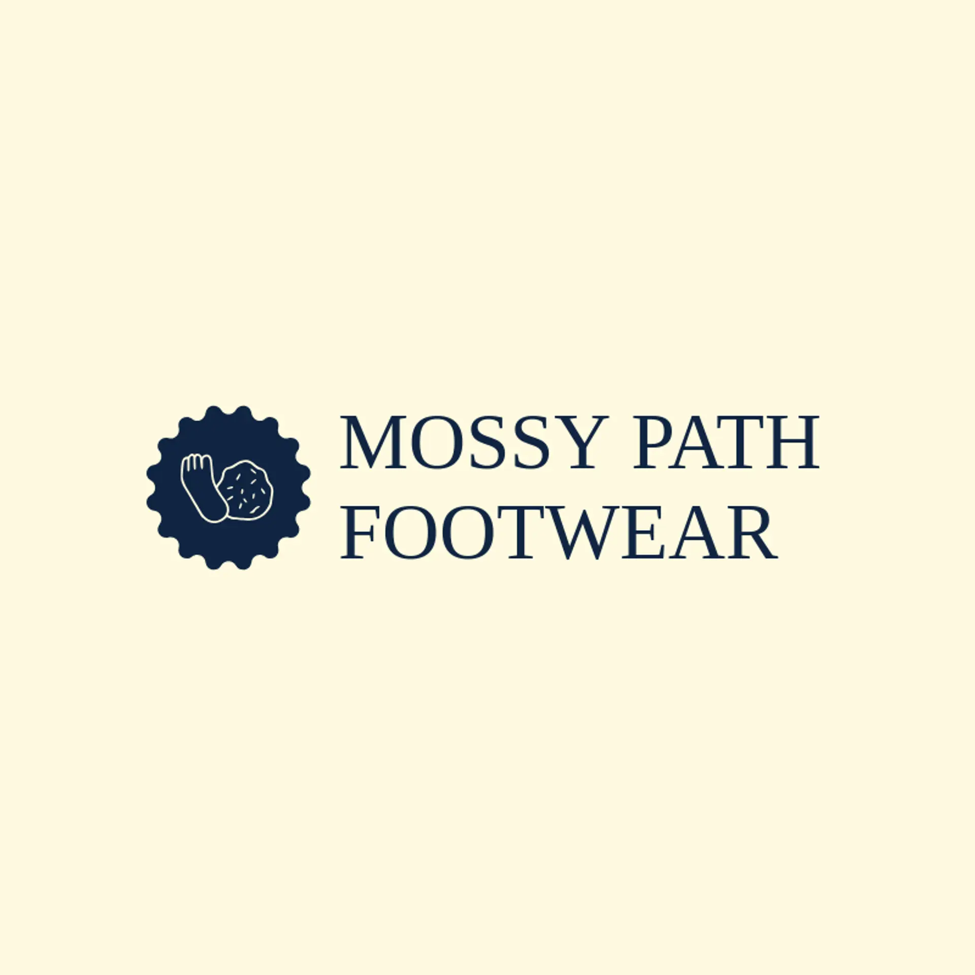 Mossy Path Footwear logo for foot