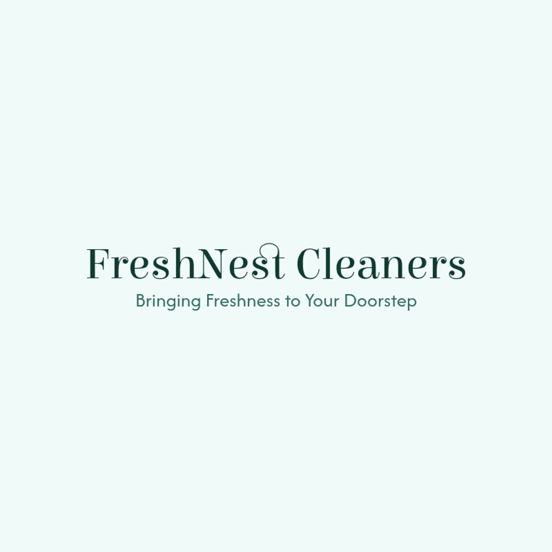 FreshNest Cleaners logo for cleaning services