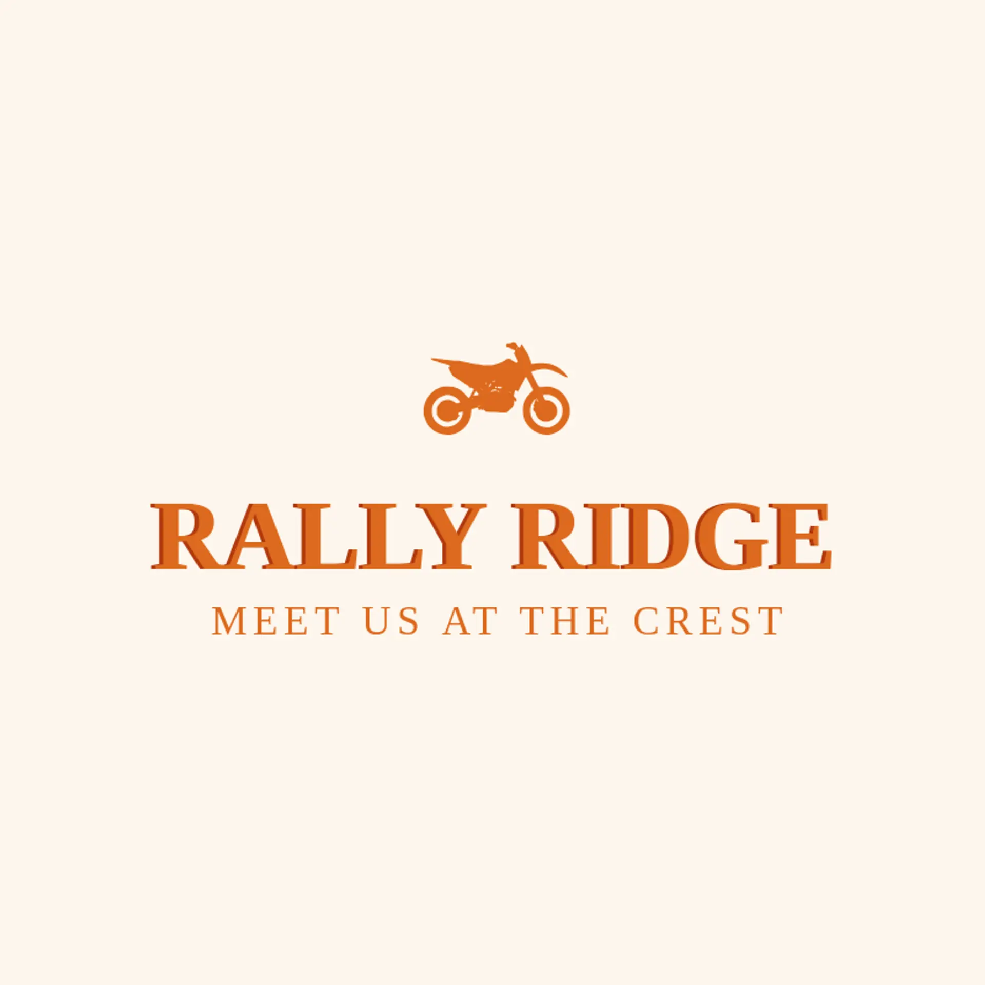 Rally Ridge logo for motocross