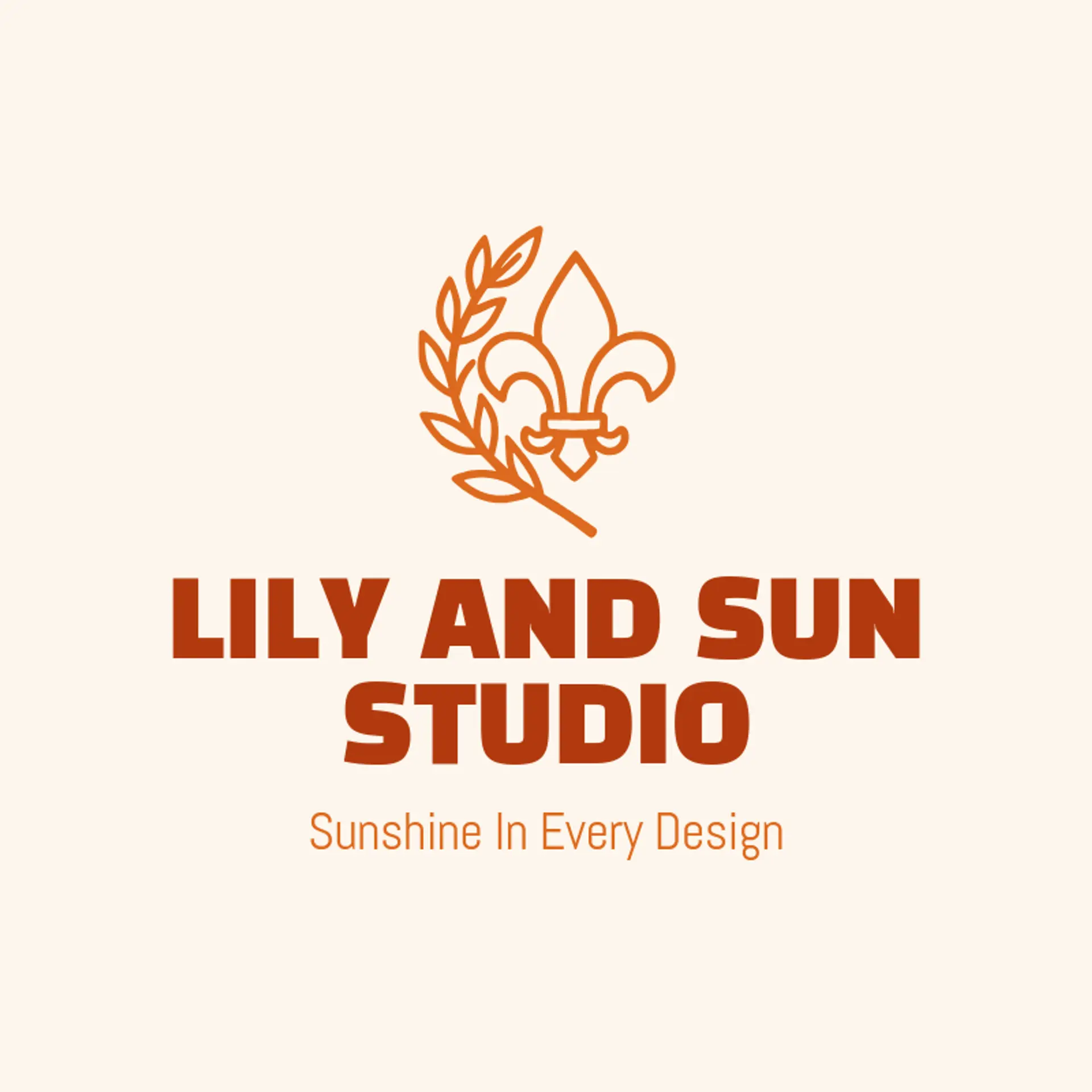 Lily and Sun Studio logo for fleur de lis