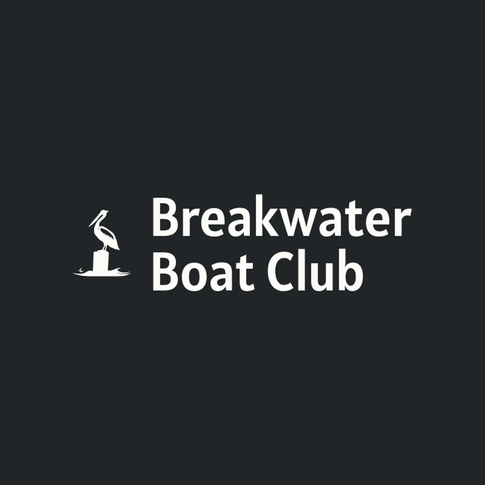 Breakwater Boat Club logo for pelican