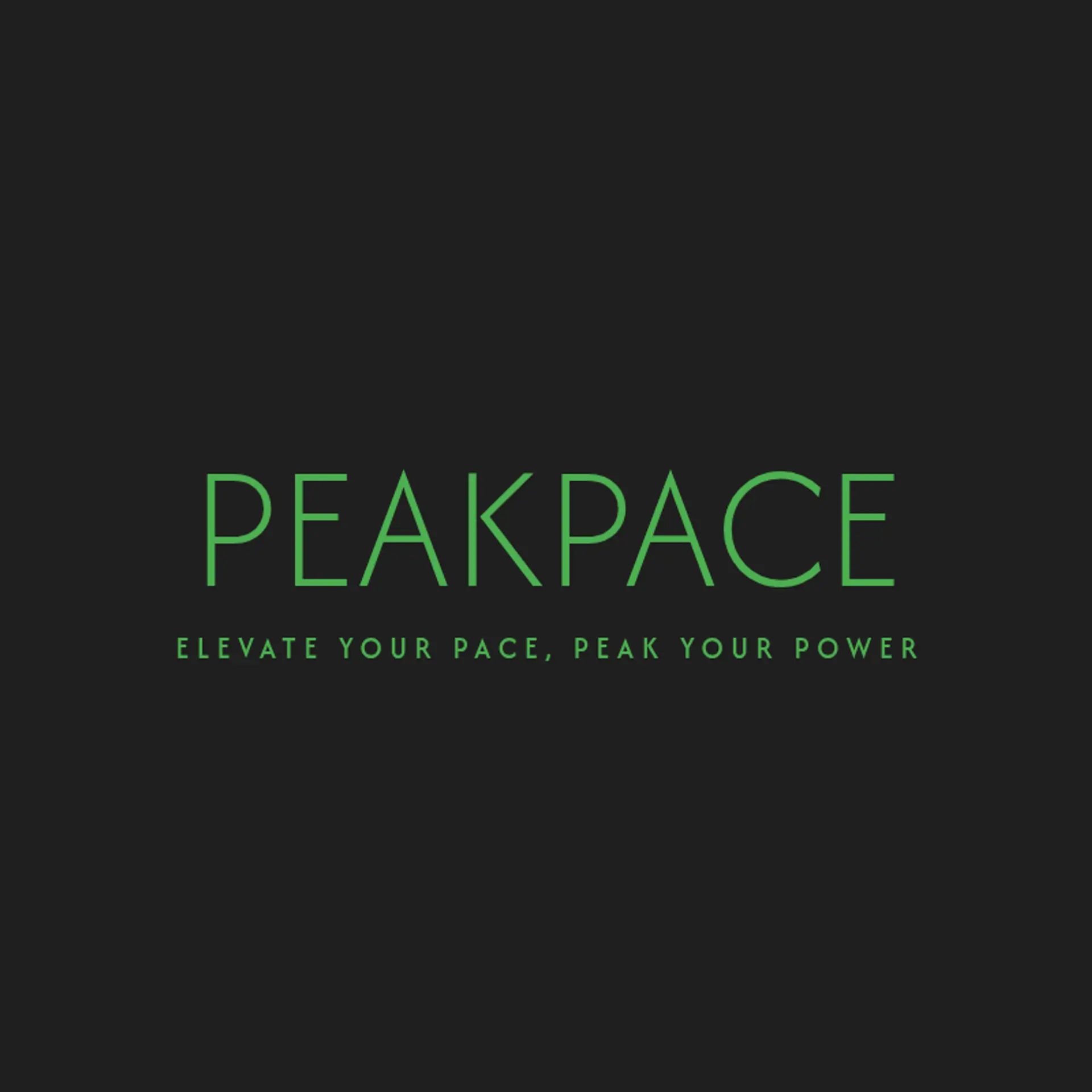 PeakPace logo for fitness app