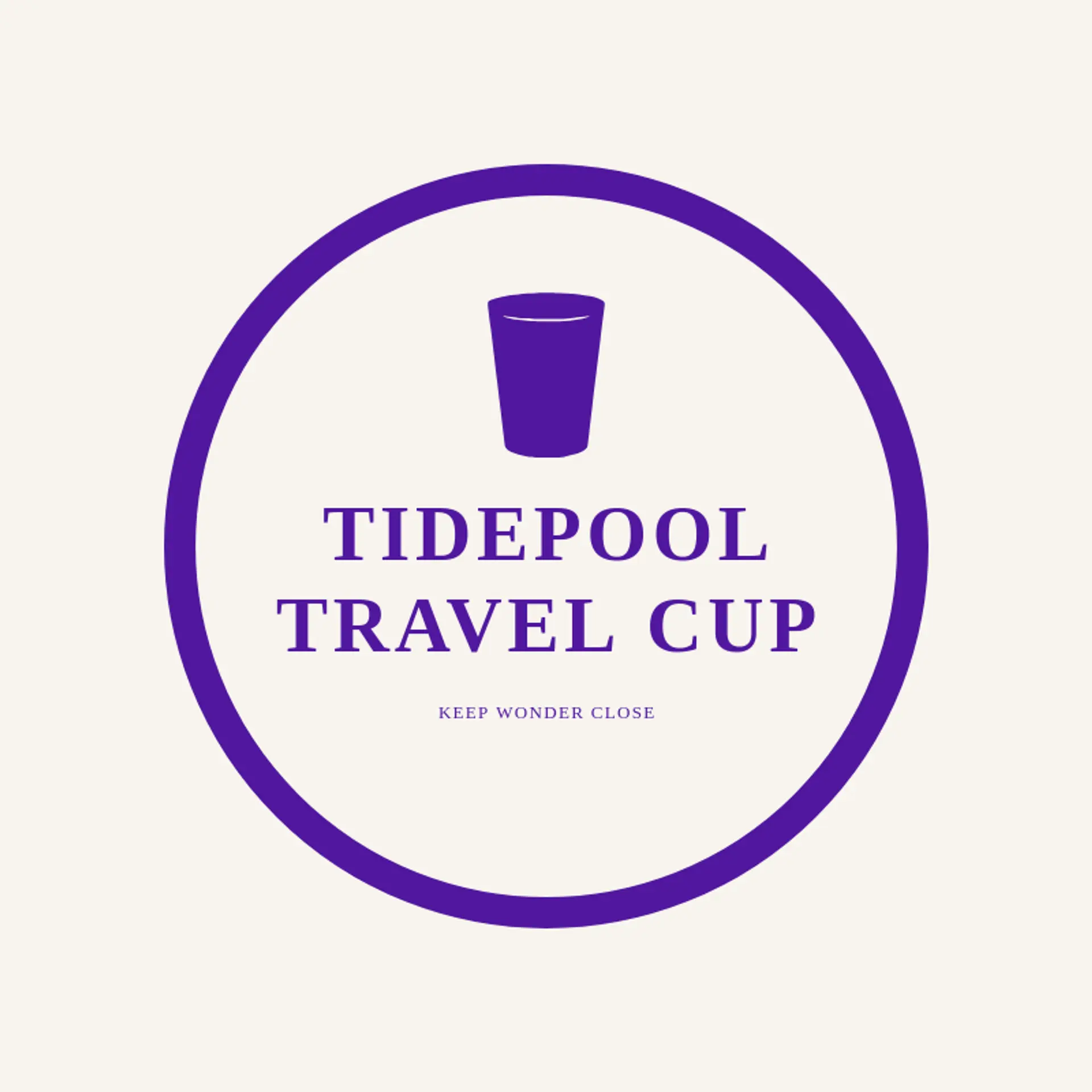 Tidepool Travel Cup logo for tumbler