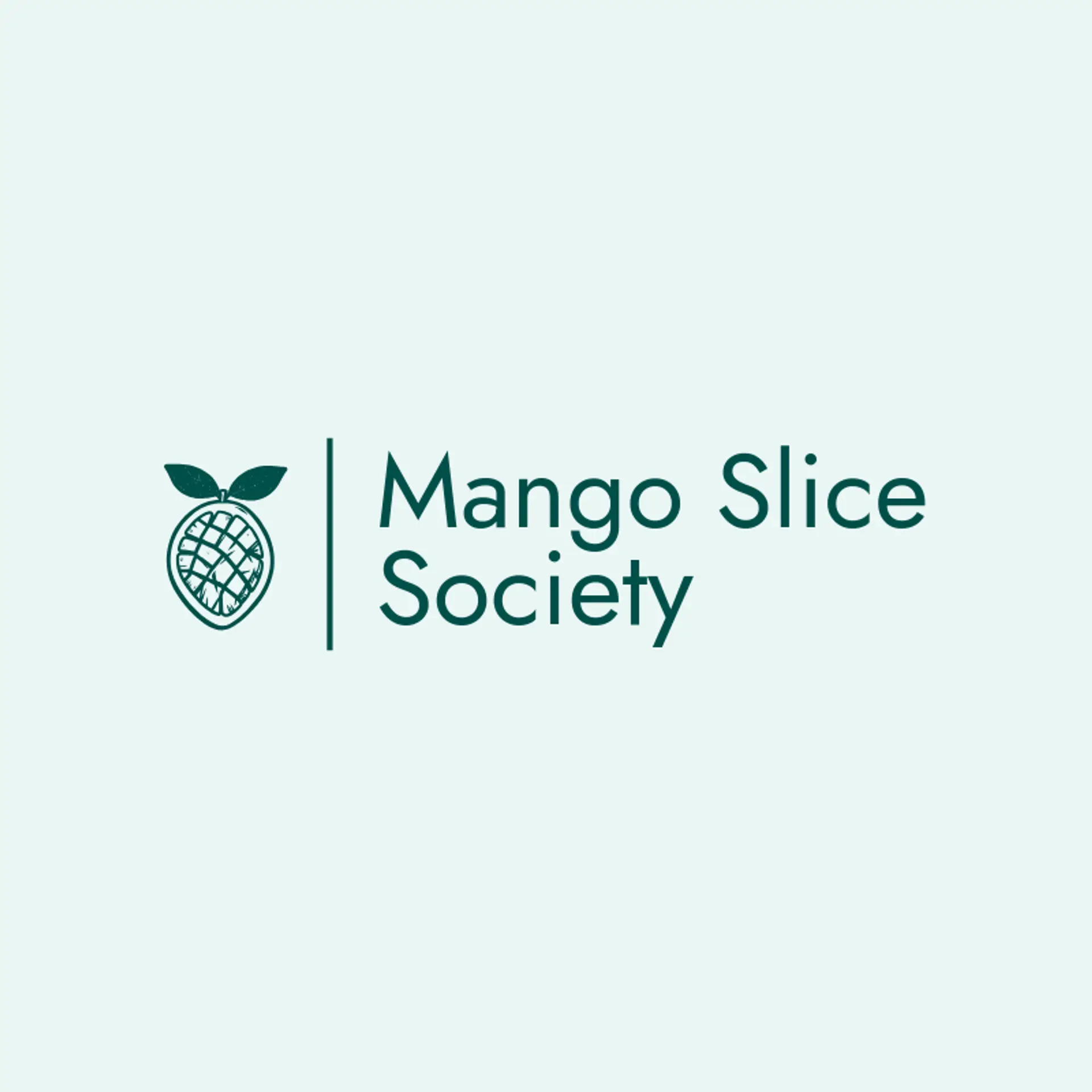 Mango Slice Society logo for mango