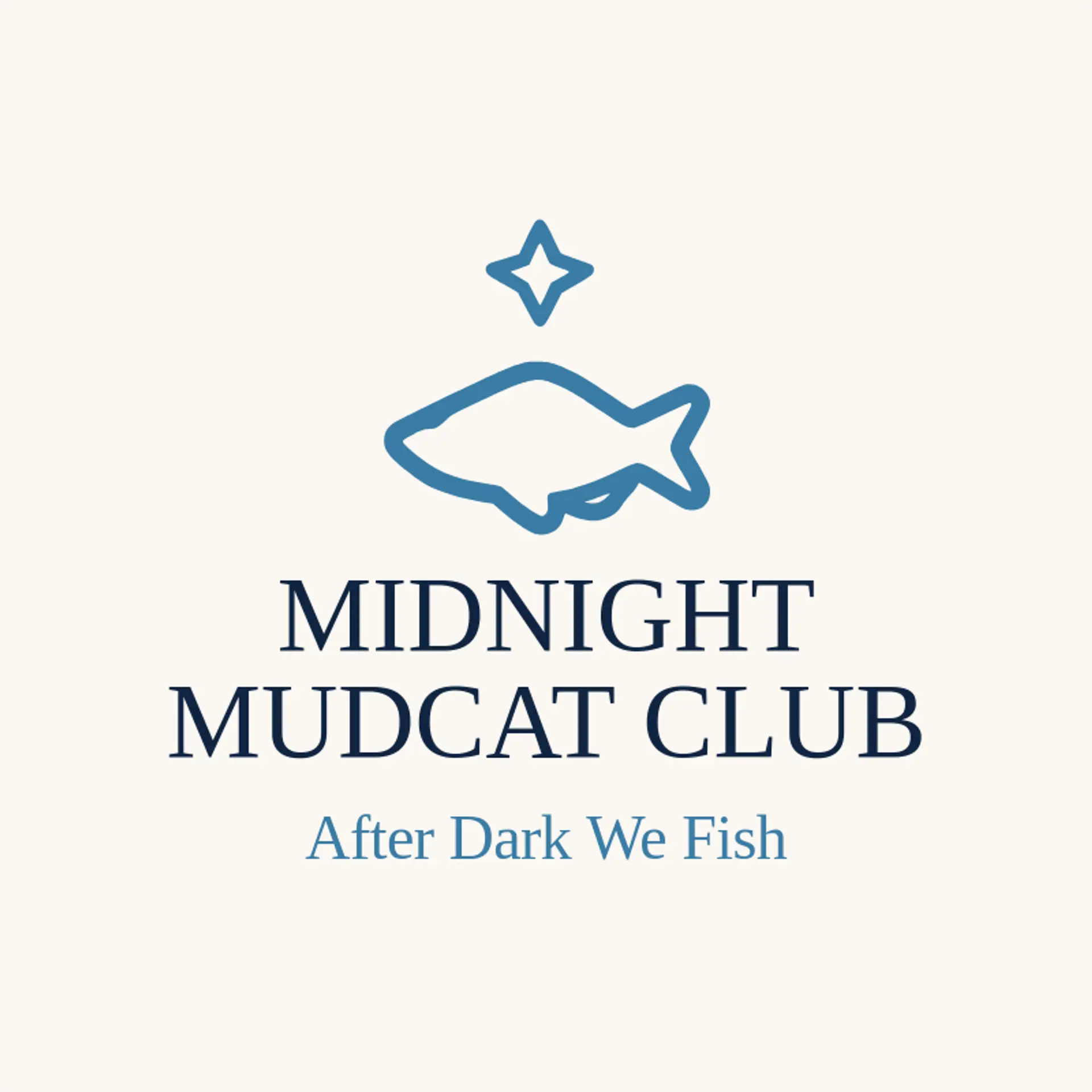 Midnight Mudcat Club logo for catfish