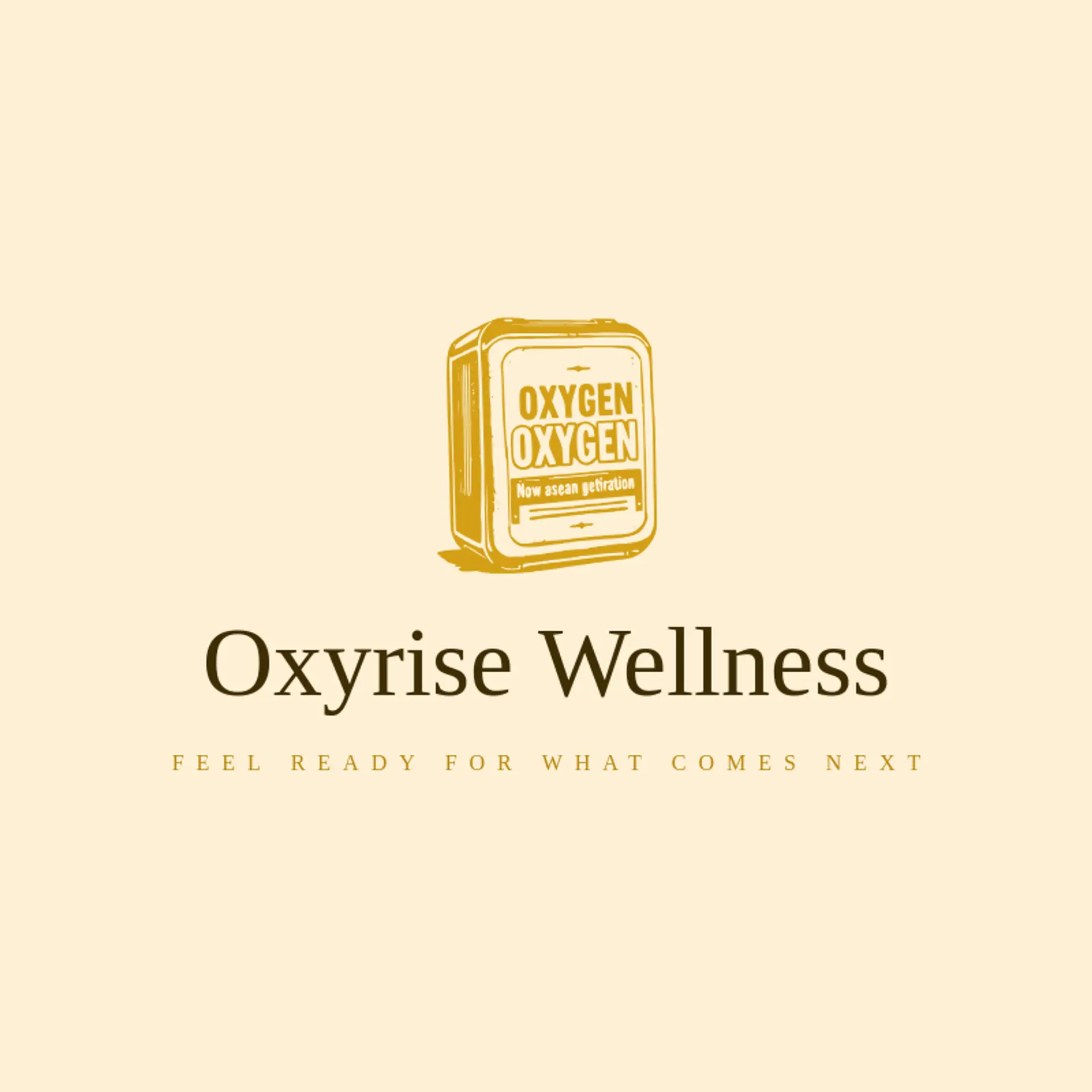 OxyRise Wellness logo for oxygen