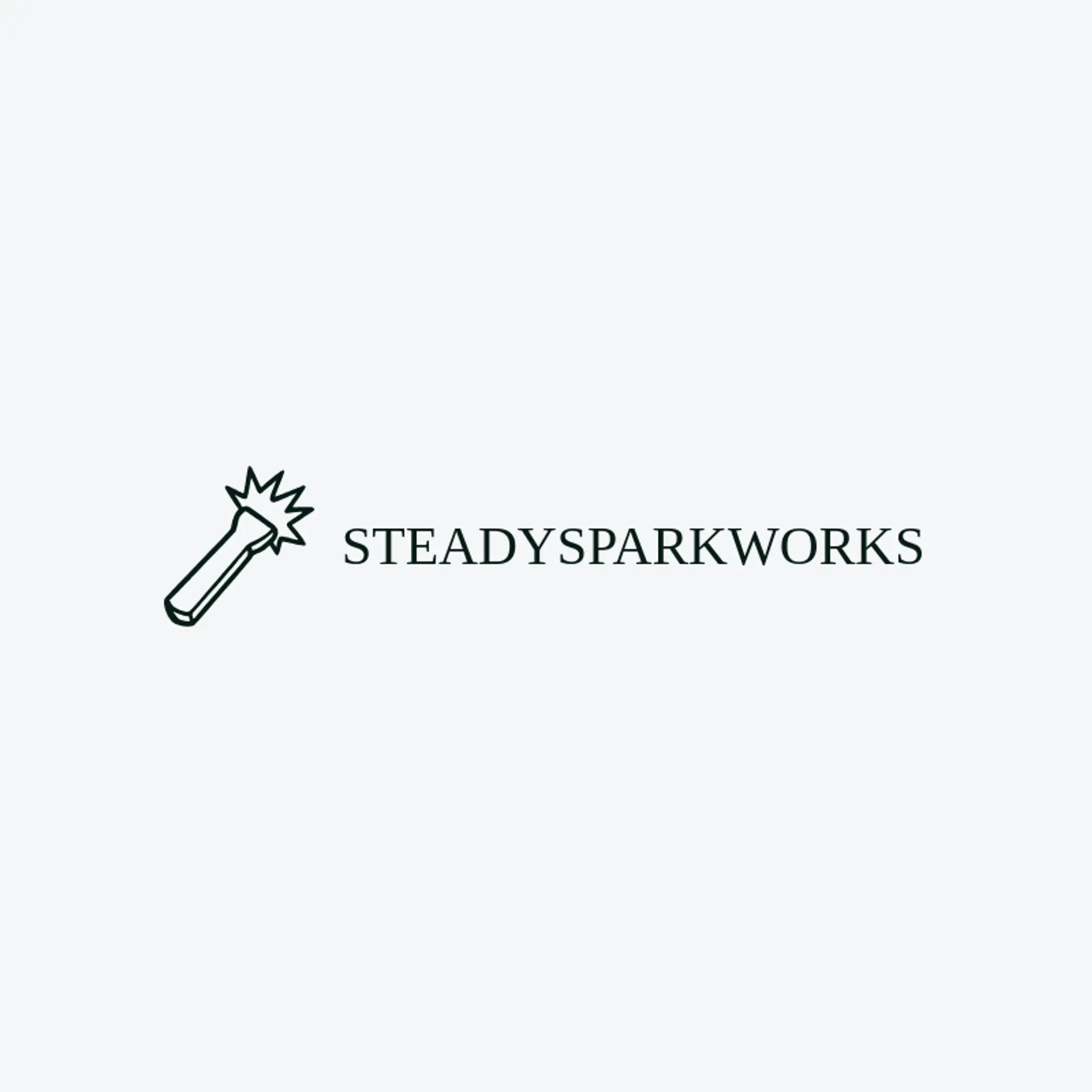 Steady Spark Works logo for workshop