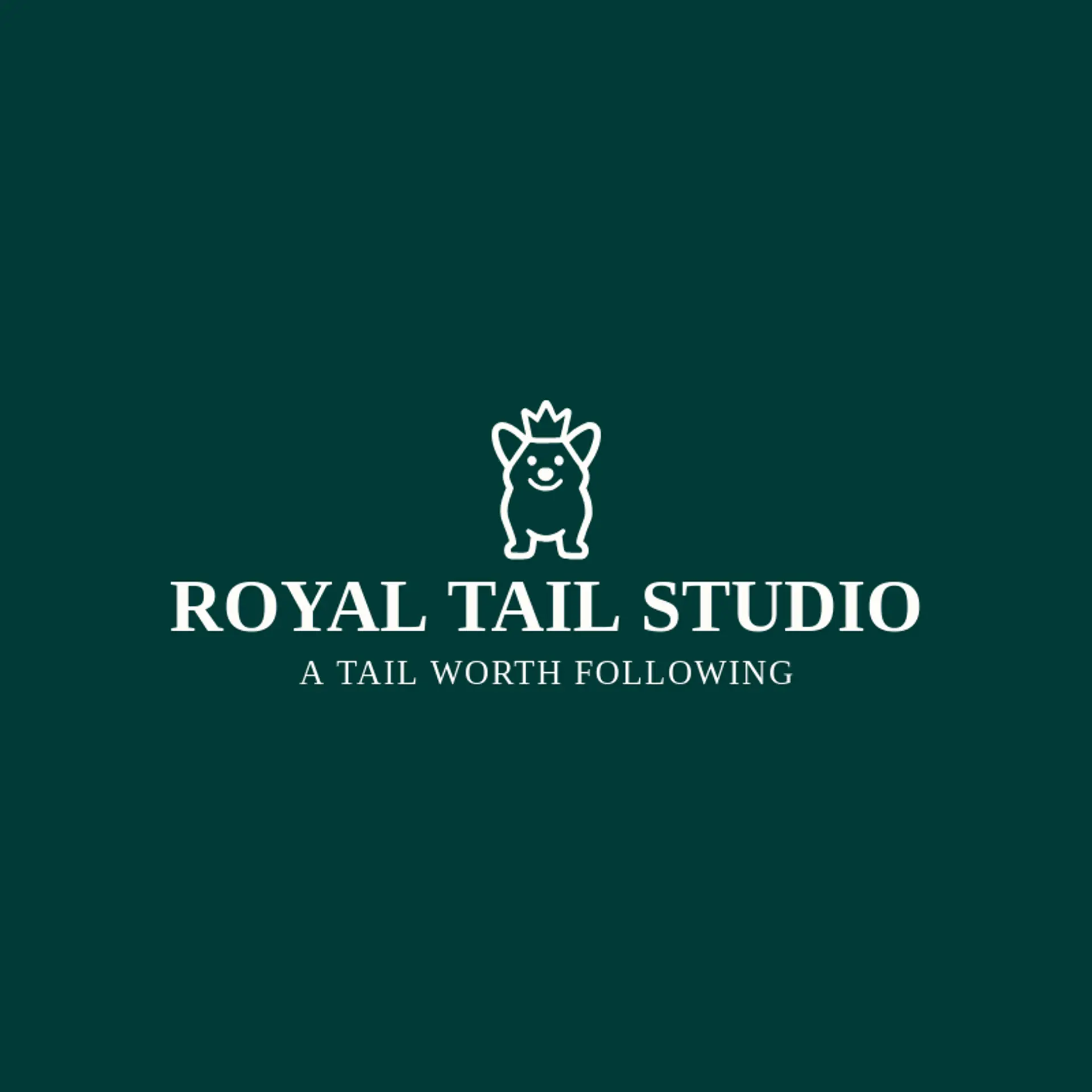 Royal Tail Studio logo for corgi