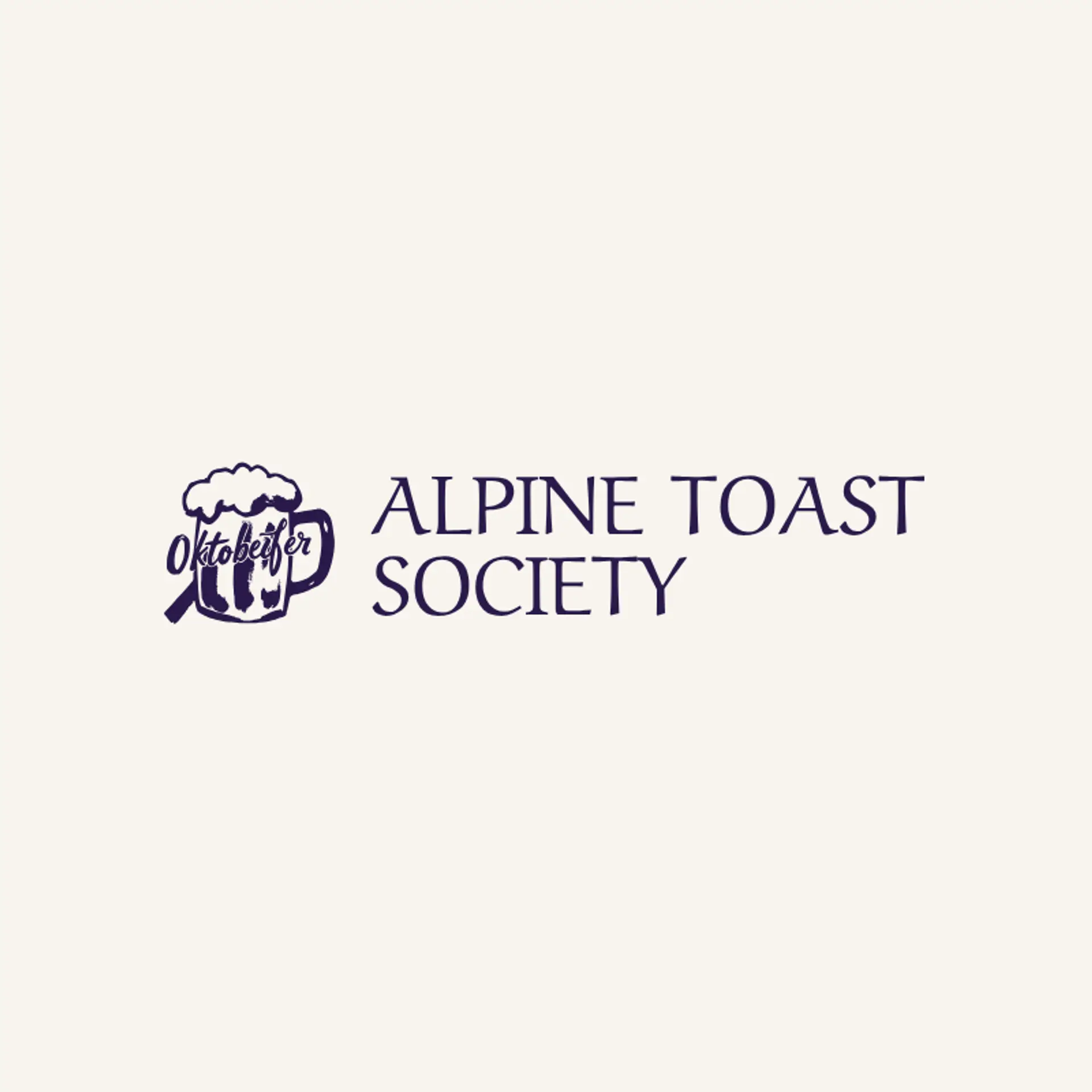 Alpine Toast Society logo for oktoberfest