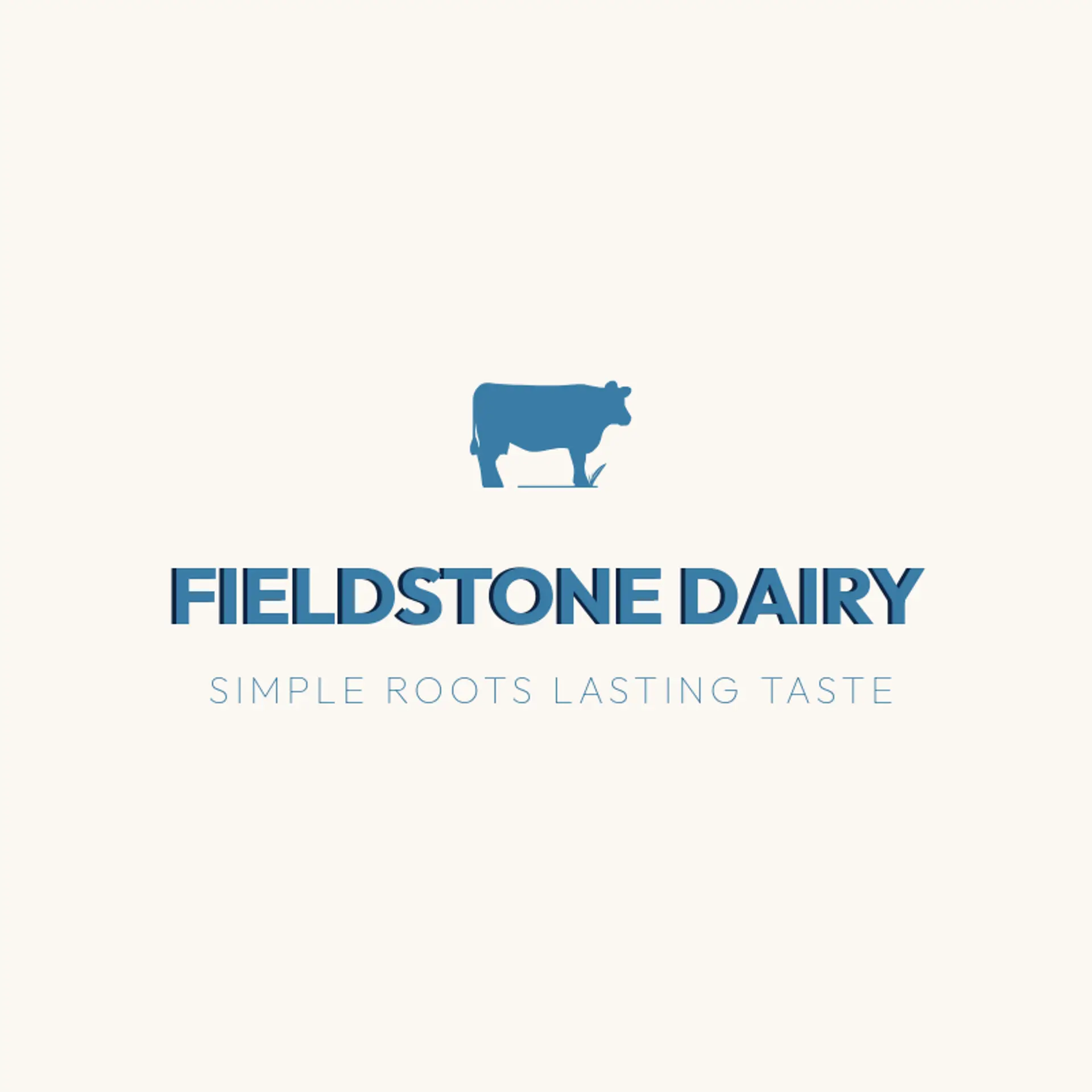 Fieldstone Dairy logo for cow