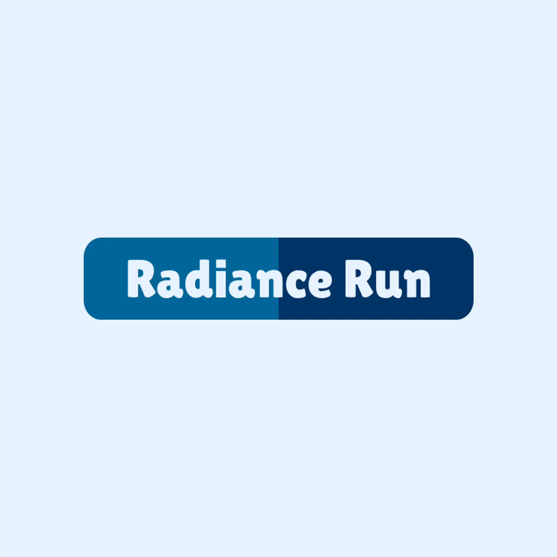 Radiance Run logo for female fitness