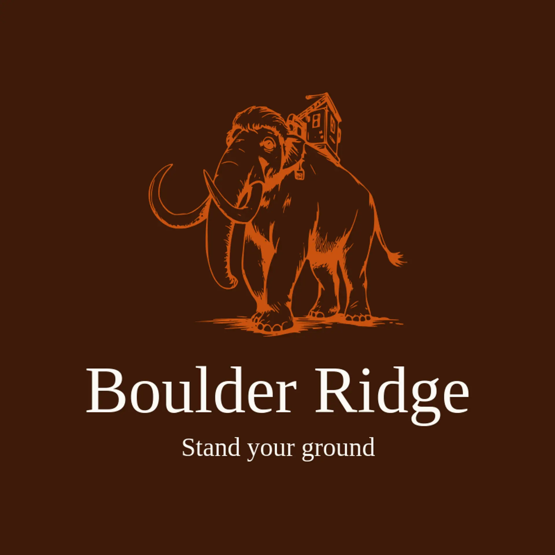 Boulder Ridge logo for mammoth