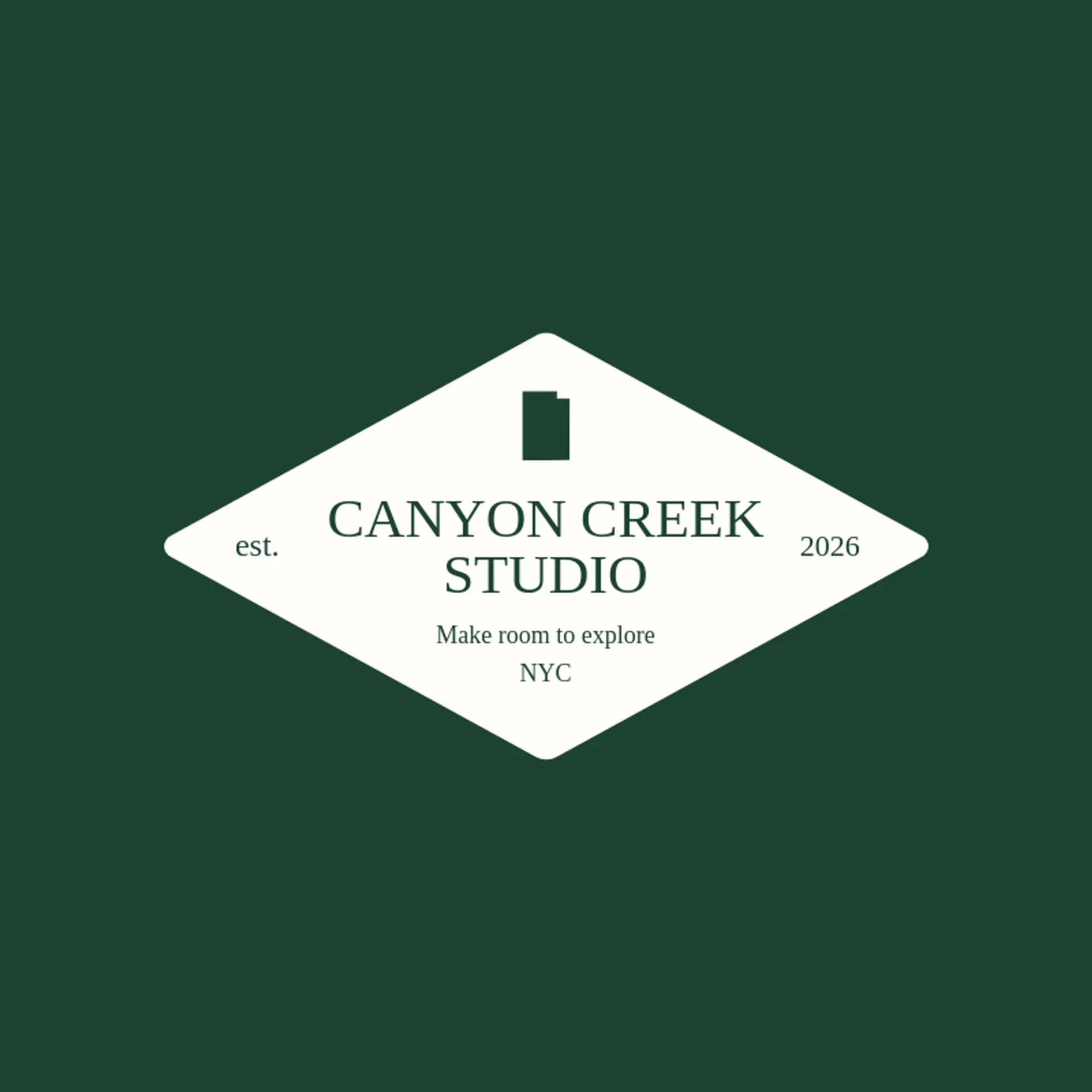 Canyon Creek Studio logo for utah