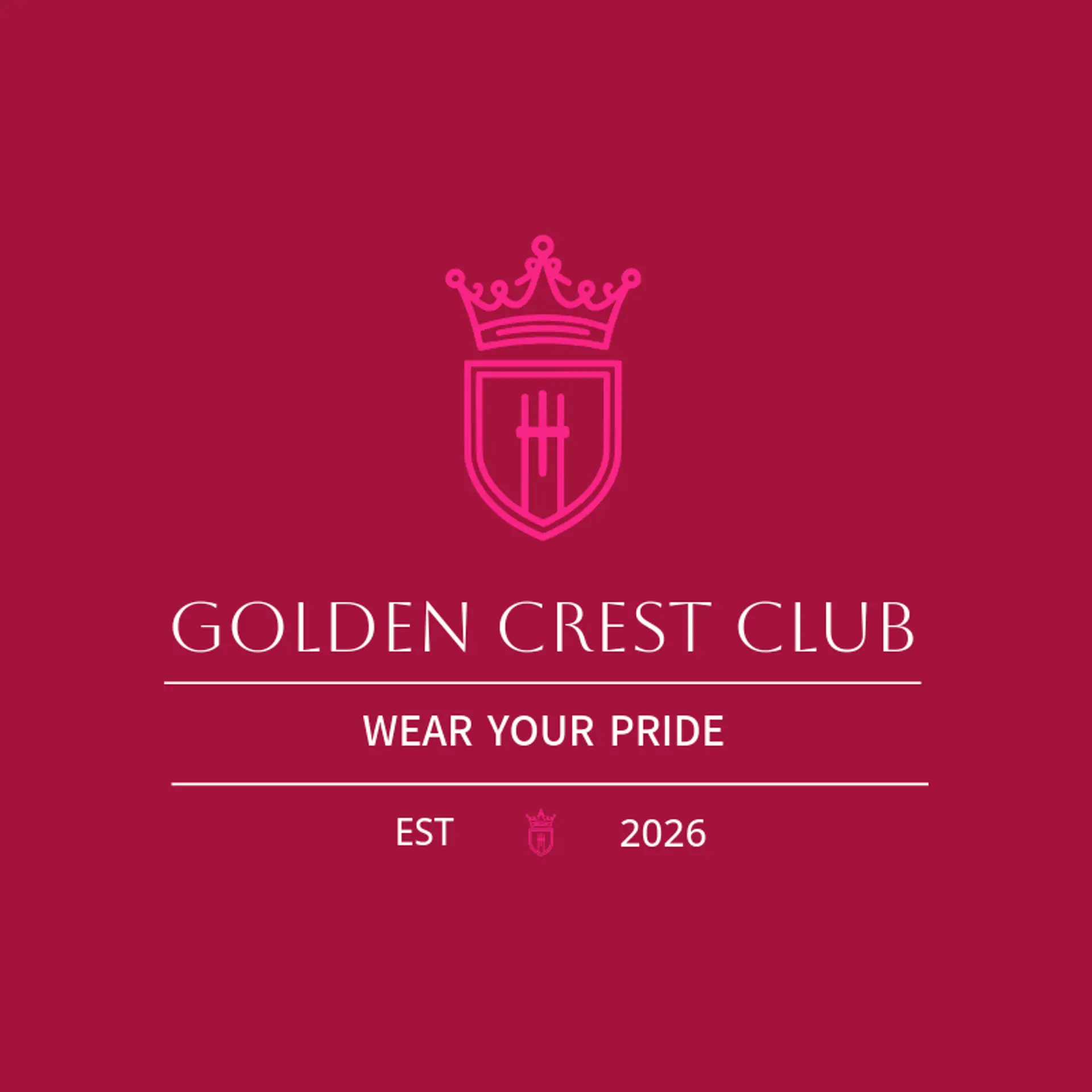 Golden Crest Club logo for club