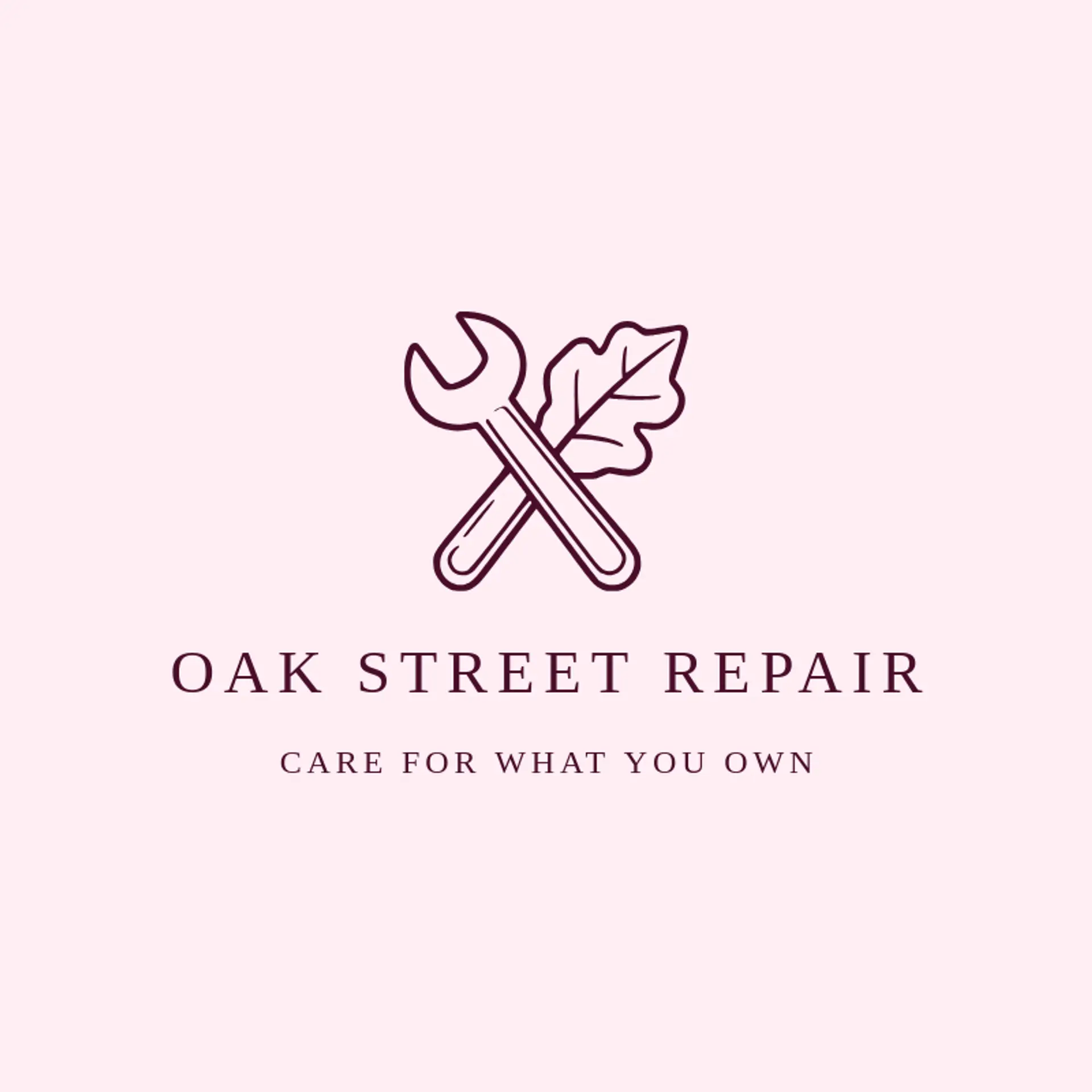 Oak Street Repair logo for repair
