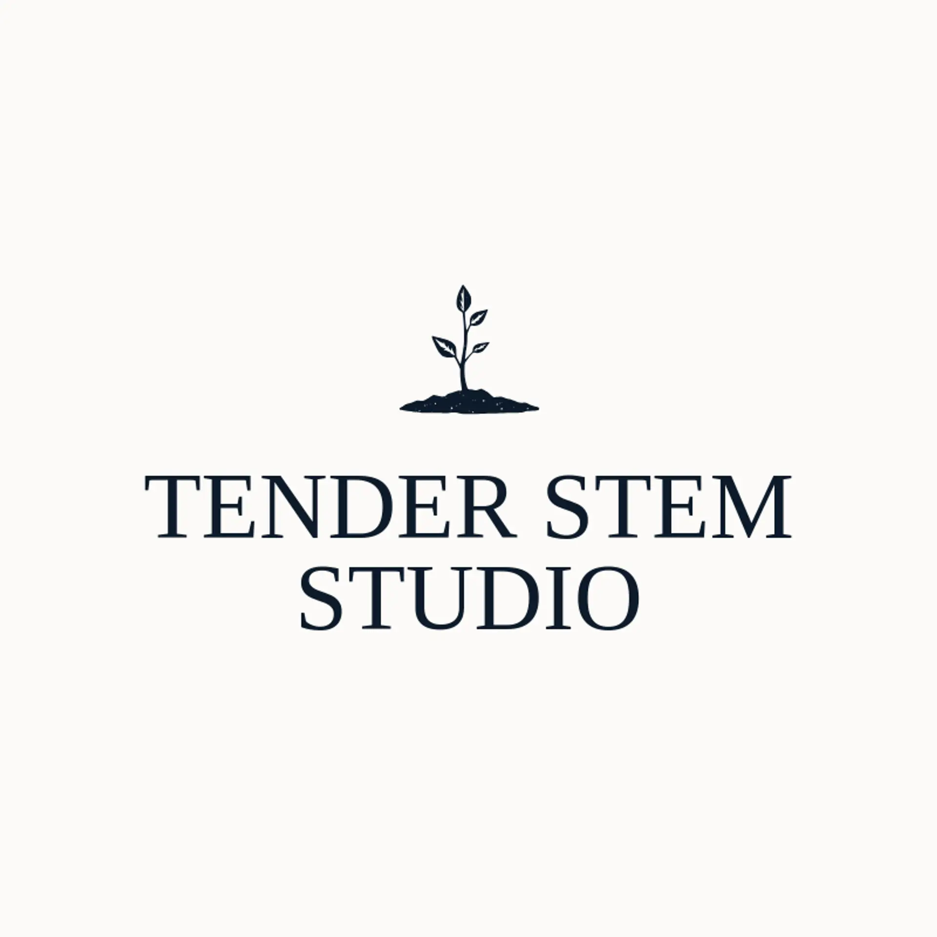 Tender Stem Studio logo for sprout