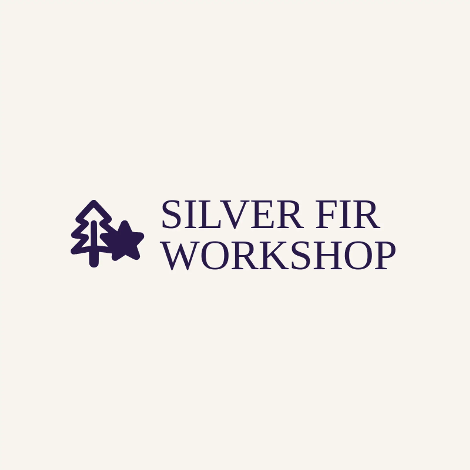 Silver Fir Workshop logo for holiday