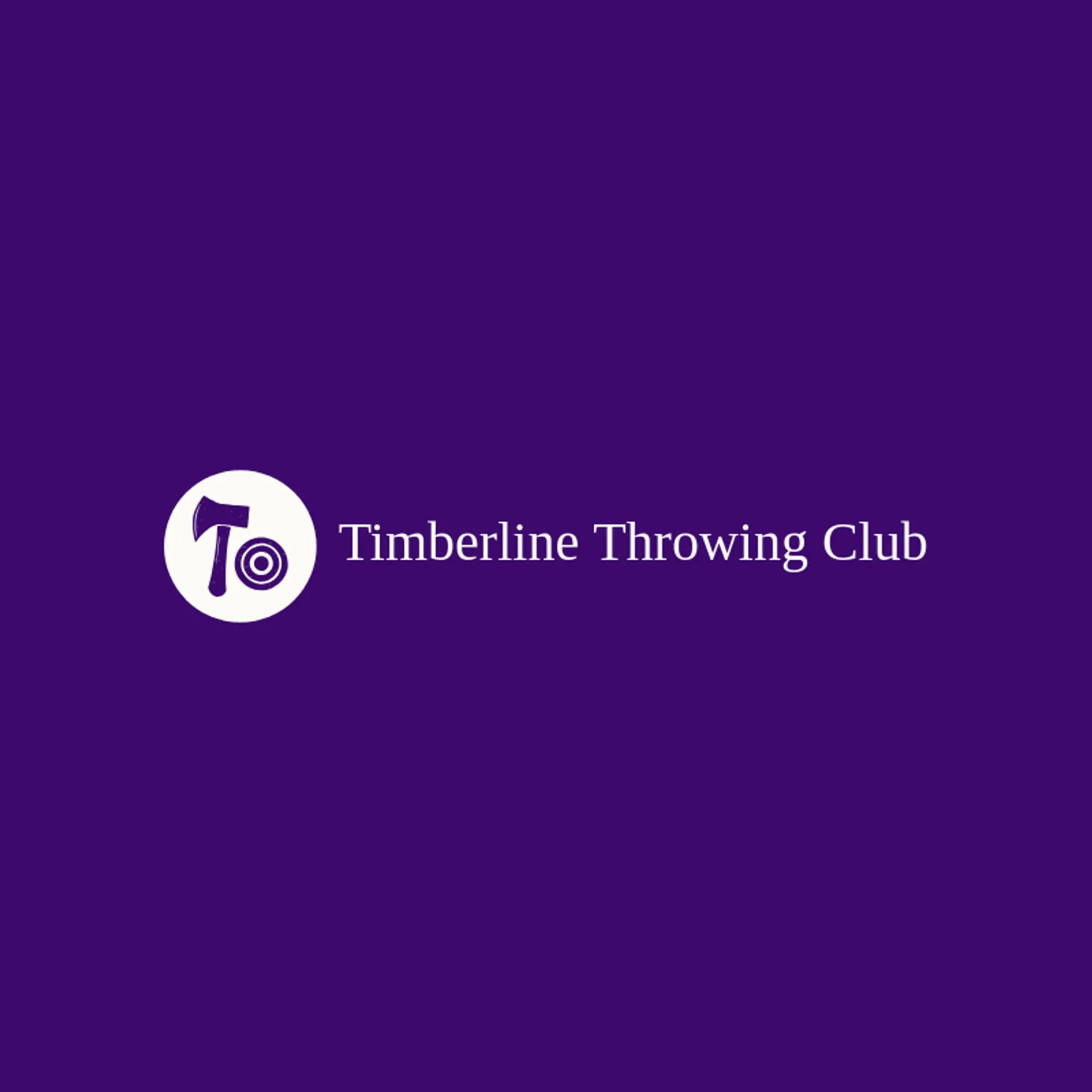 Timberline Throwing Club logo for tomahawk