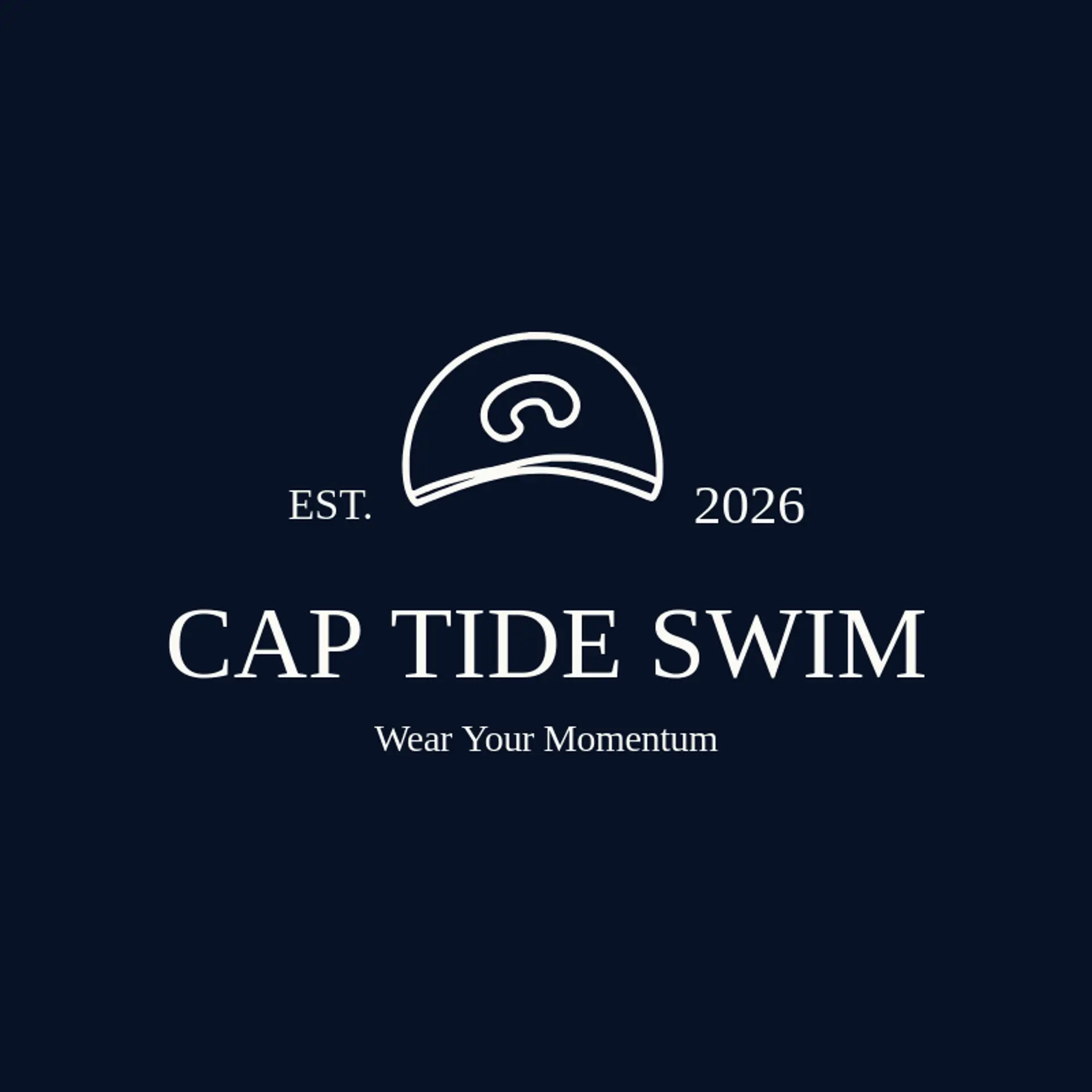 Cap Tide Swim logo for swimming