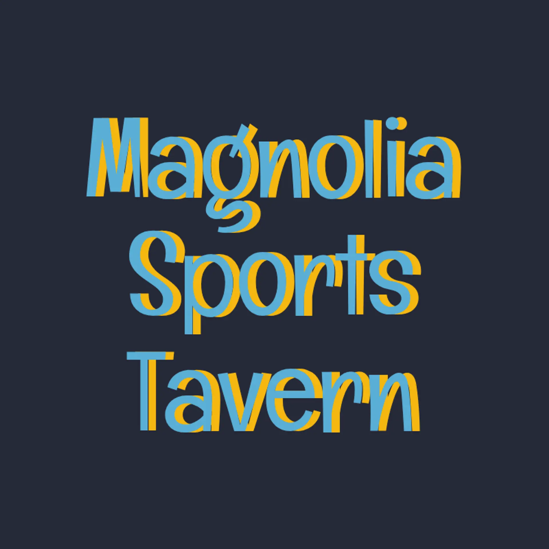 Magnolia Sports Tavern logo for sports bar