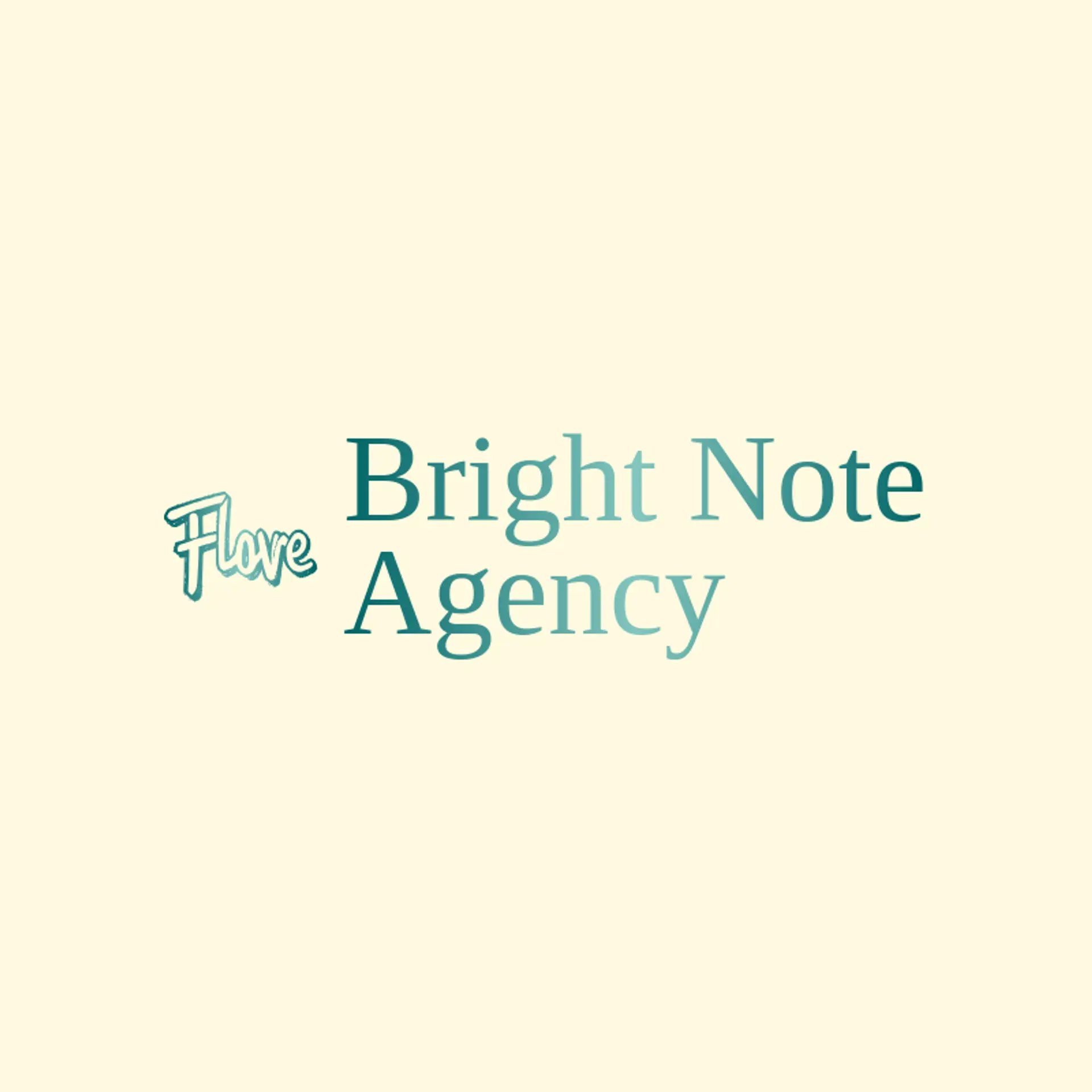 Bright Note Agency logo for flare