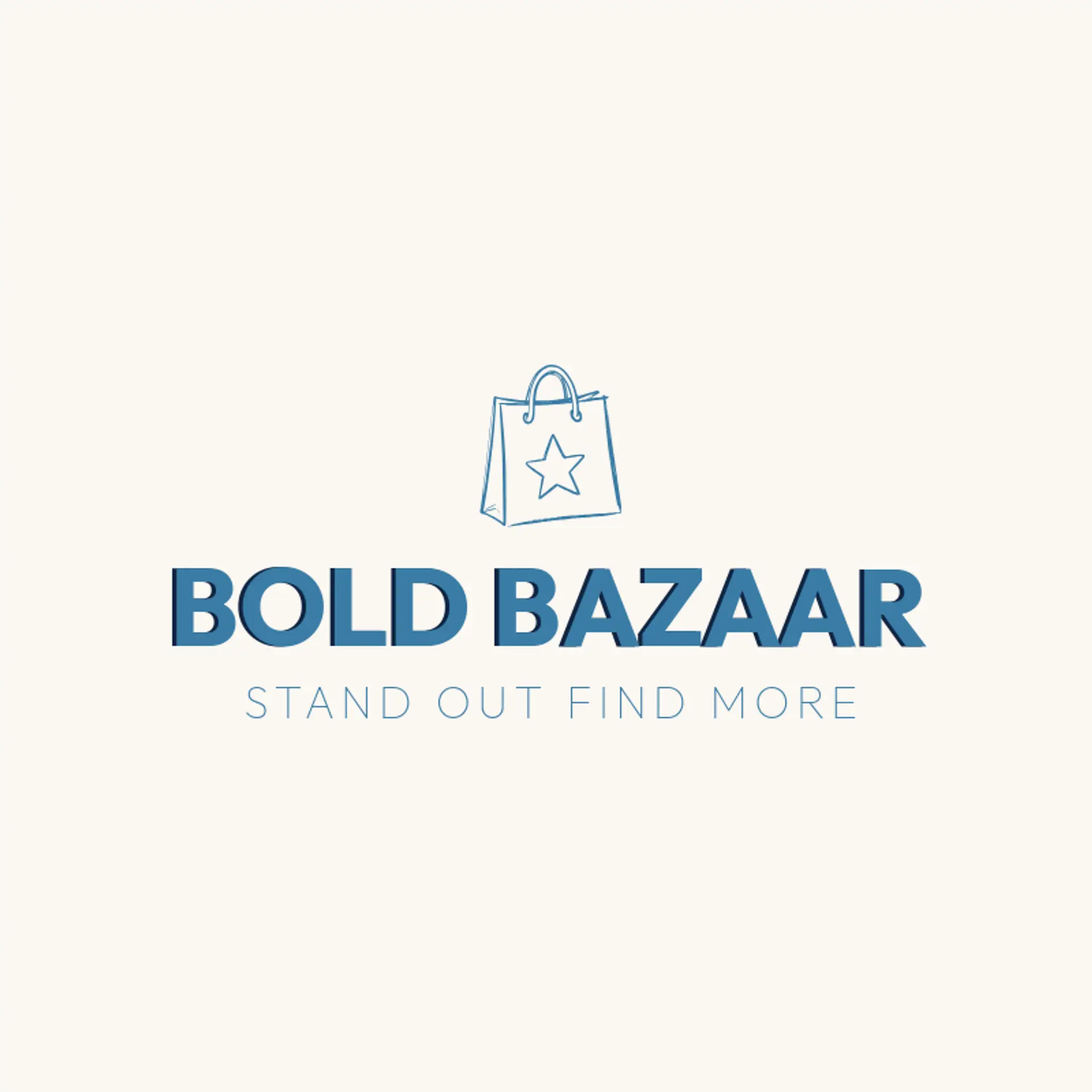 Bold Bazaar logo for shopping