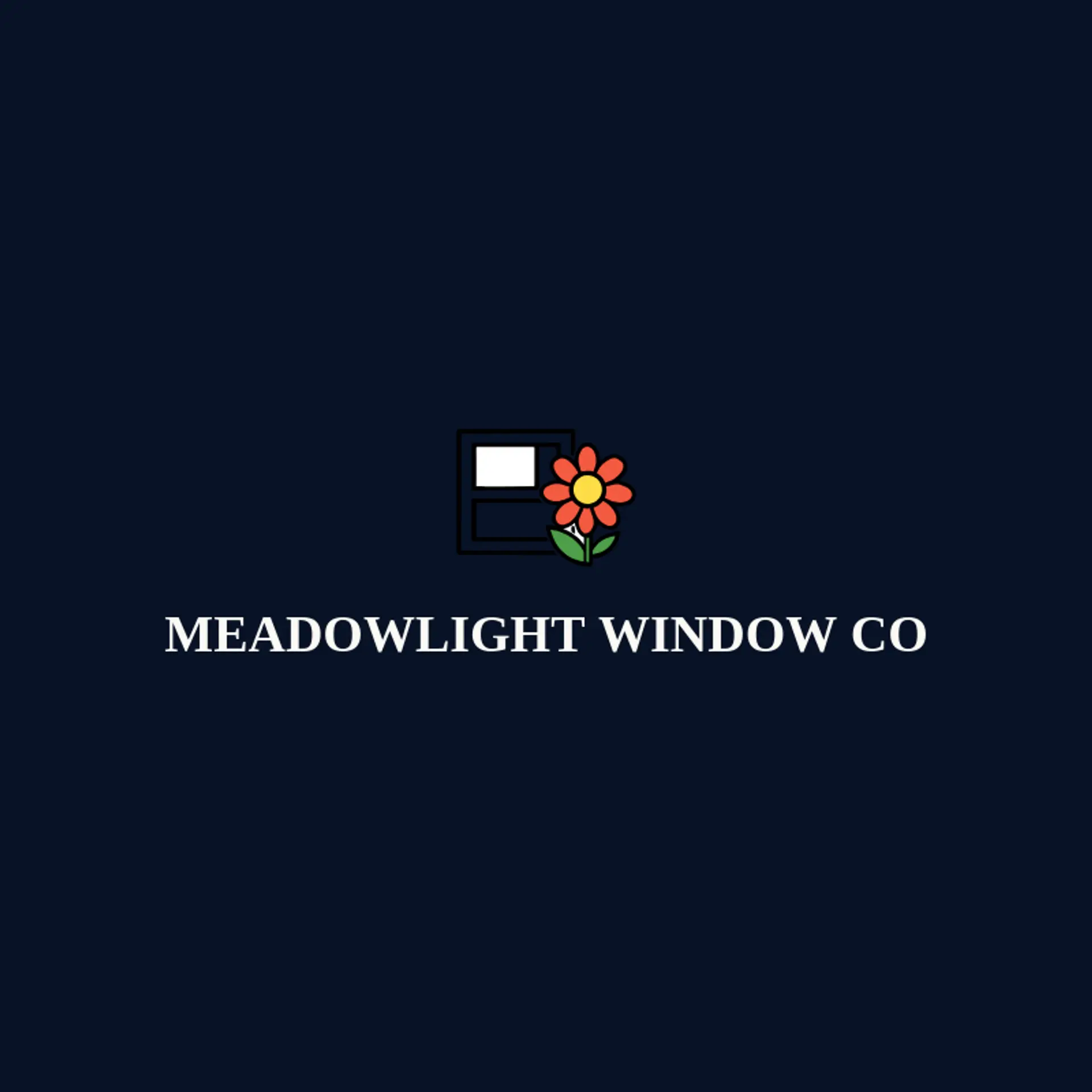 Meadowlight Window Co logo for windows