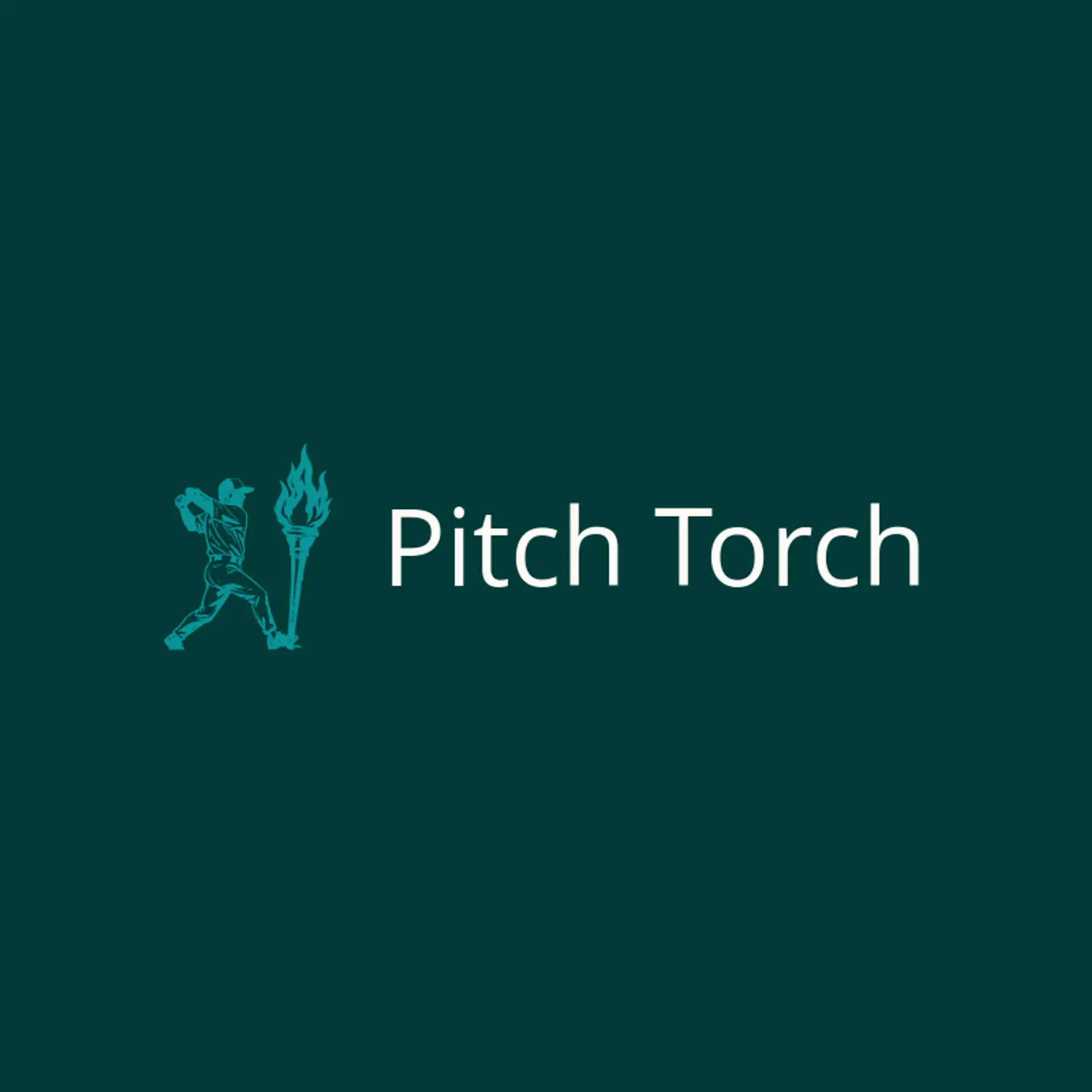 Pitch Torch logo for sports team