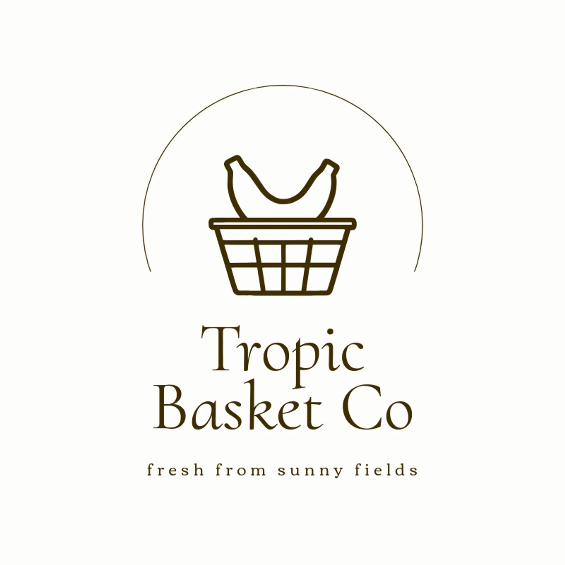 Tropic Basket Co logo for banana