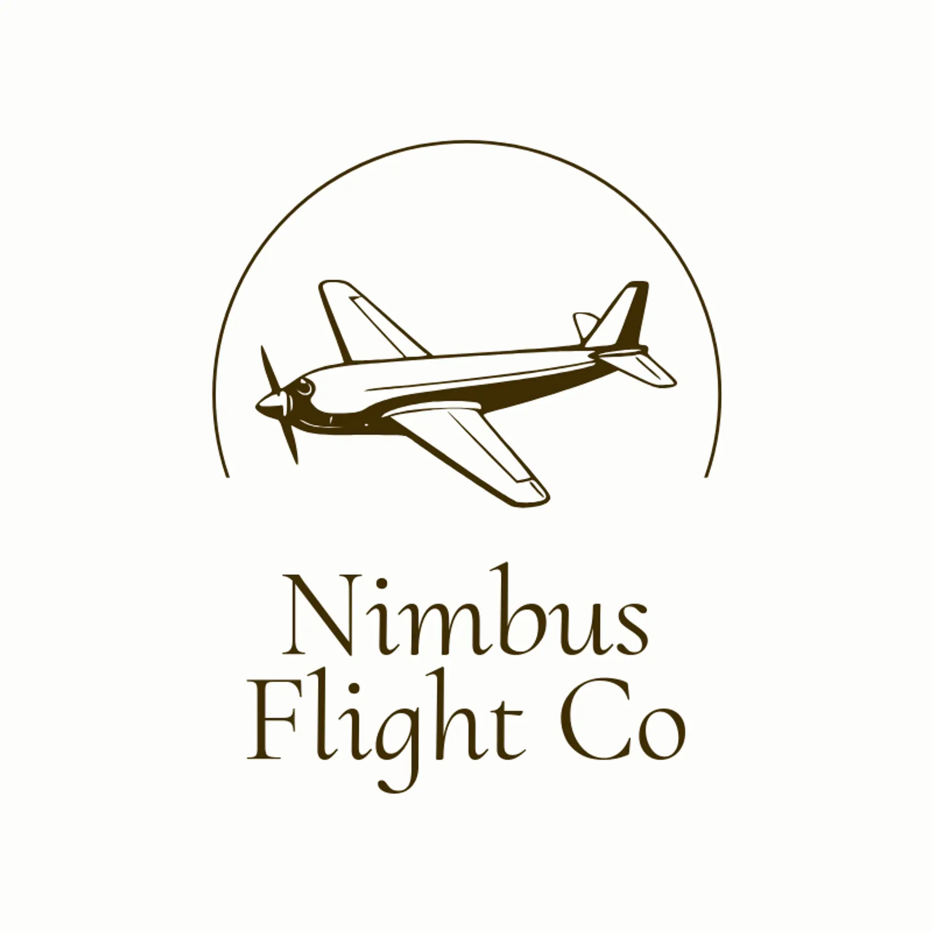 Nimbus Flight Co logo for aero