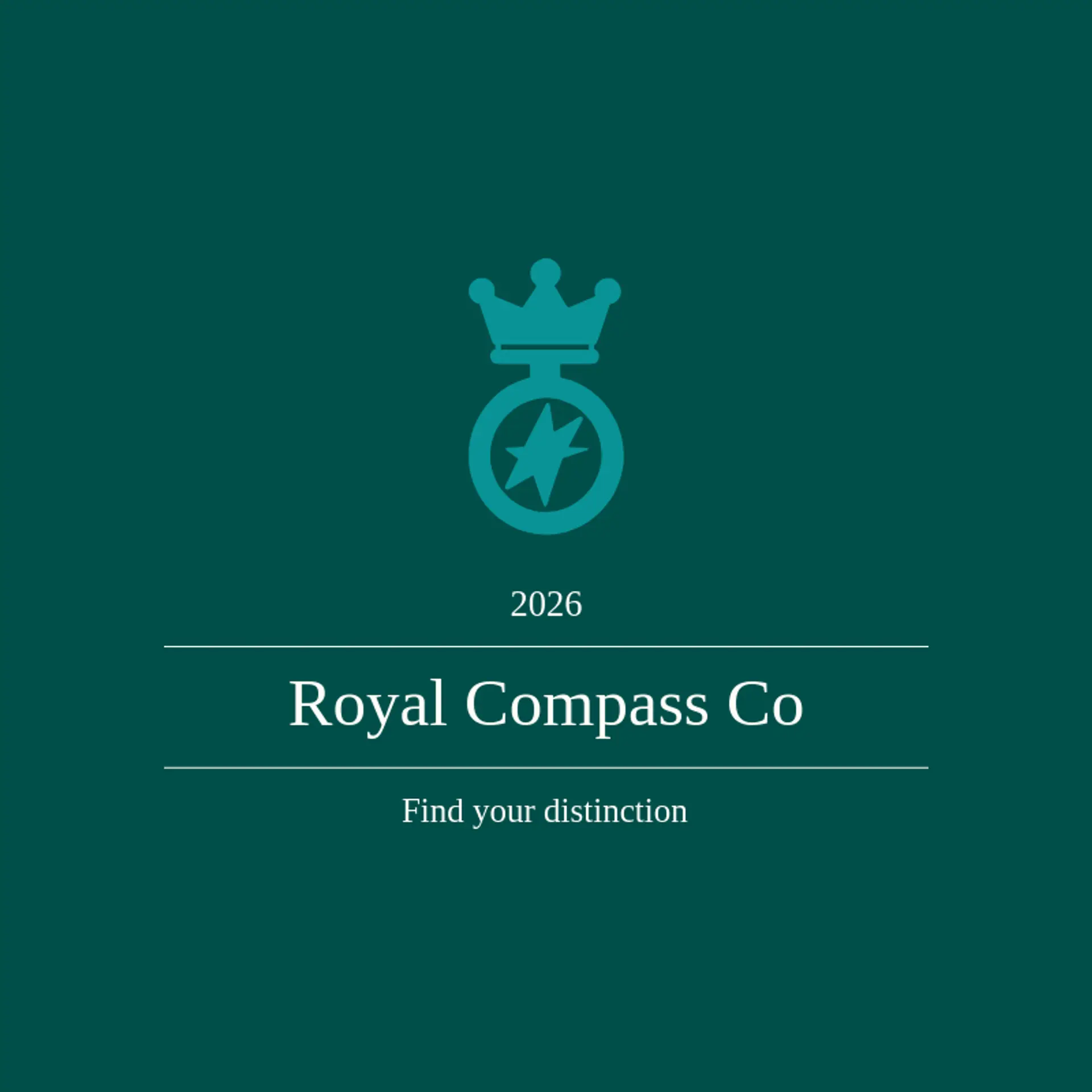 Royal Compass Co logo for seal