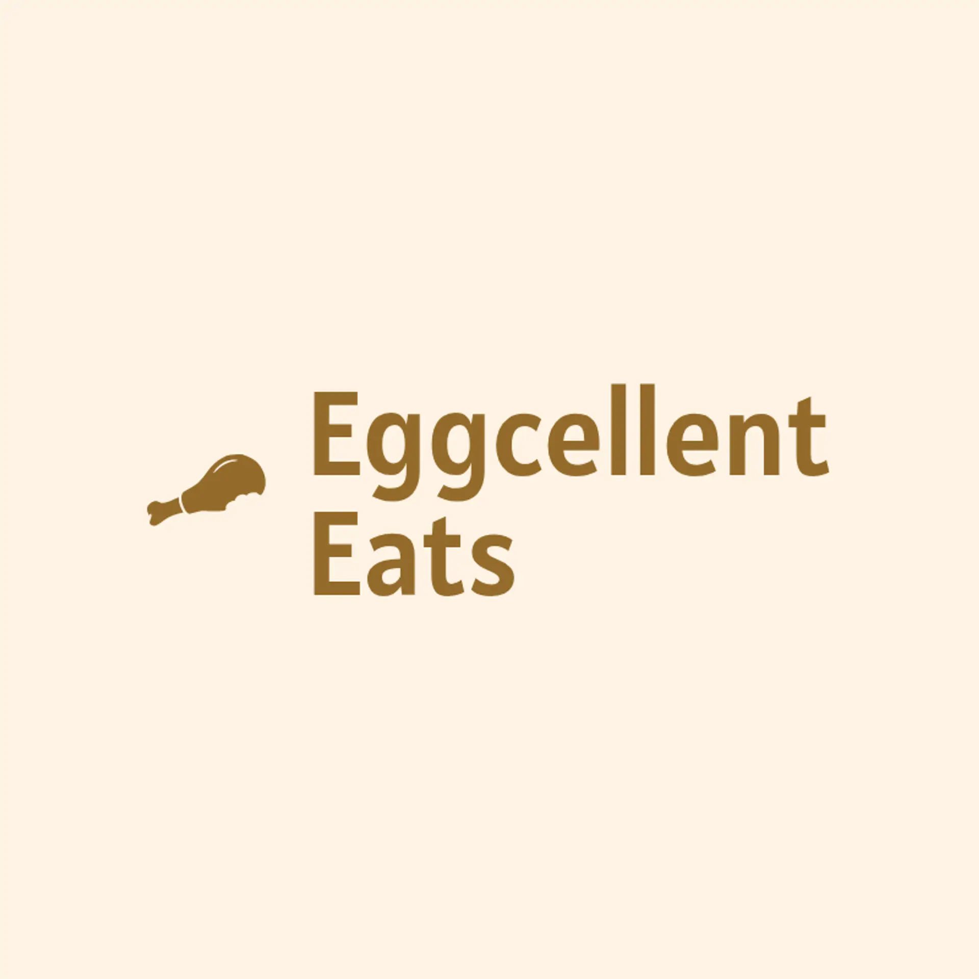 Eggcellent Eats logo for chicken restaurant