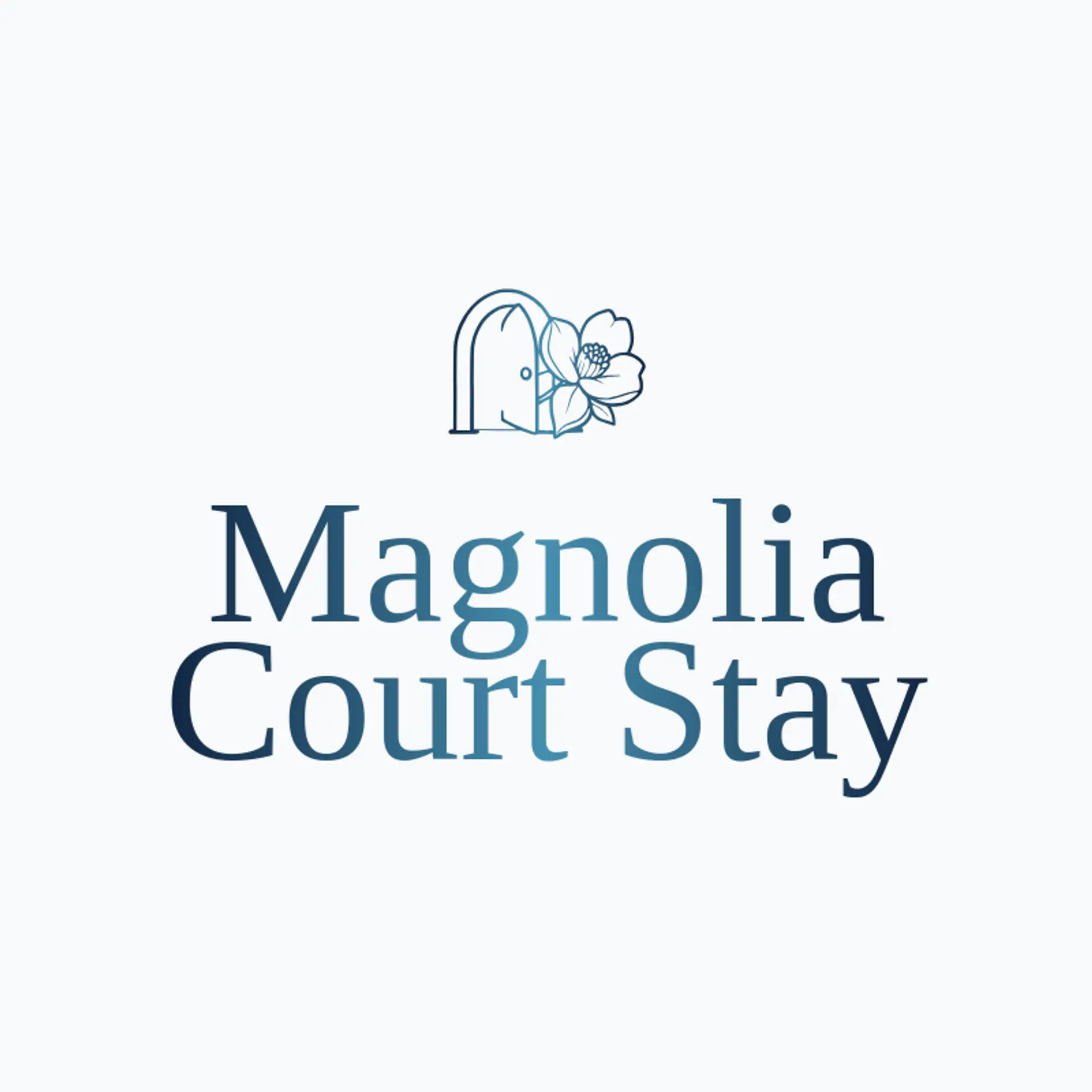 Magnolia Court Stay logo for hospitality