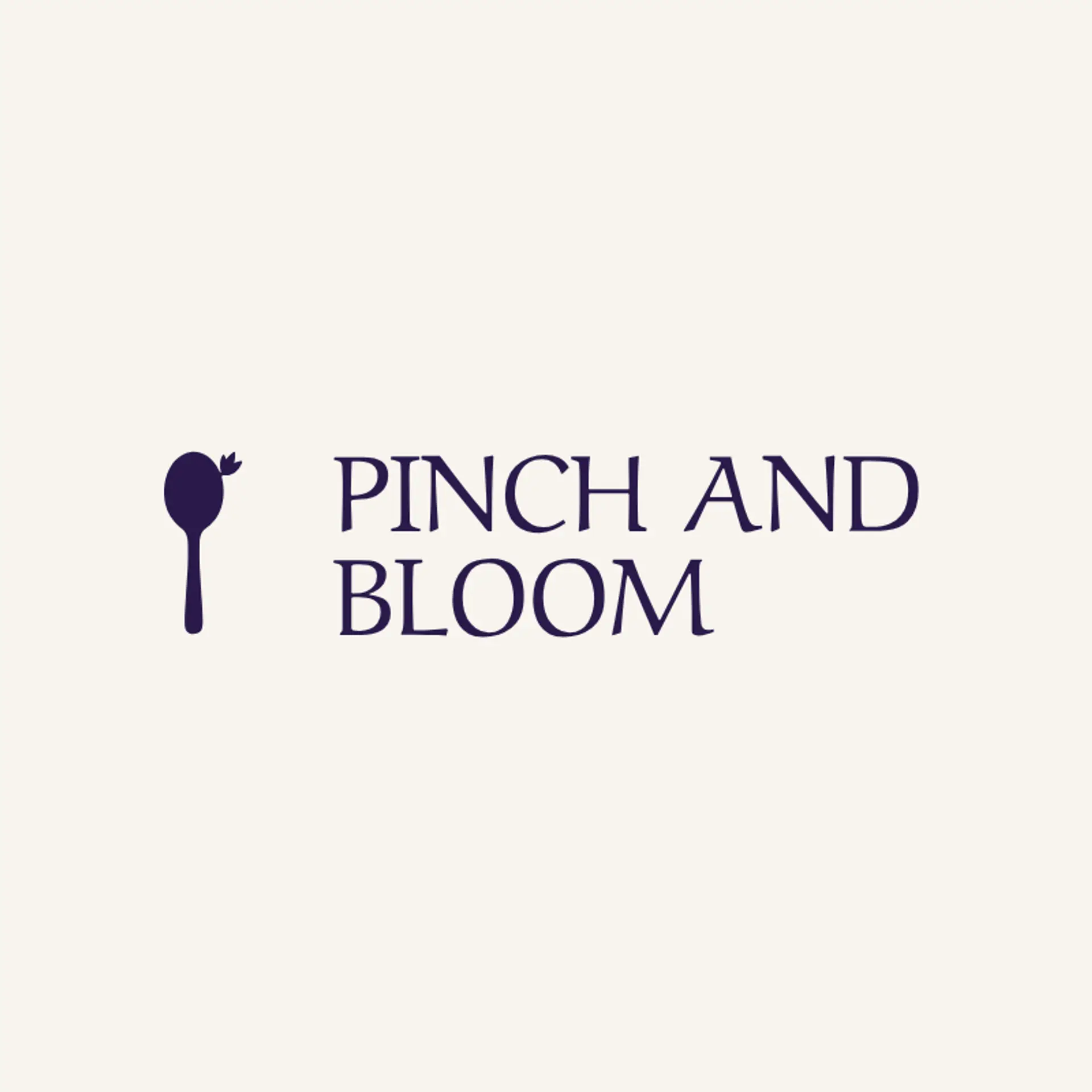 Pinch And Bloom logo for spice