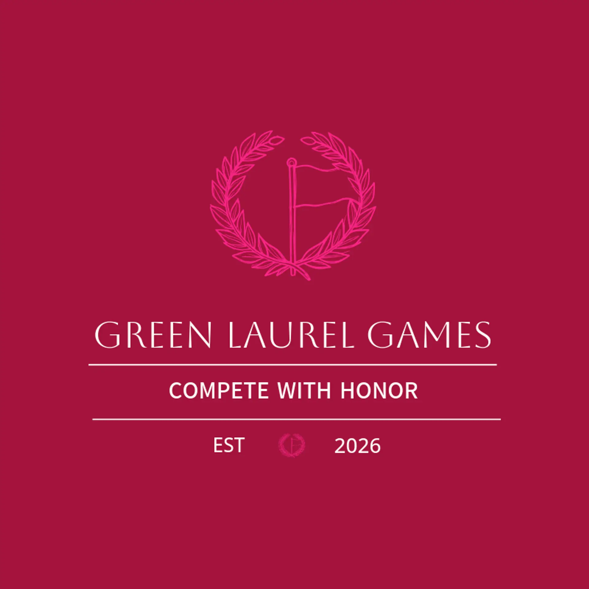 Green Laurel Games logo for tournament